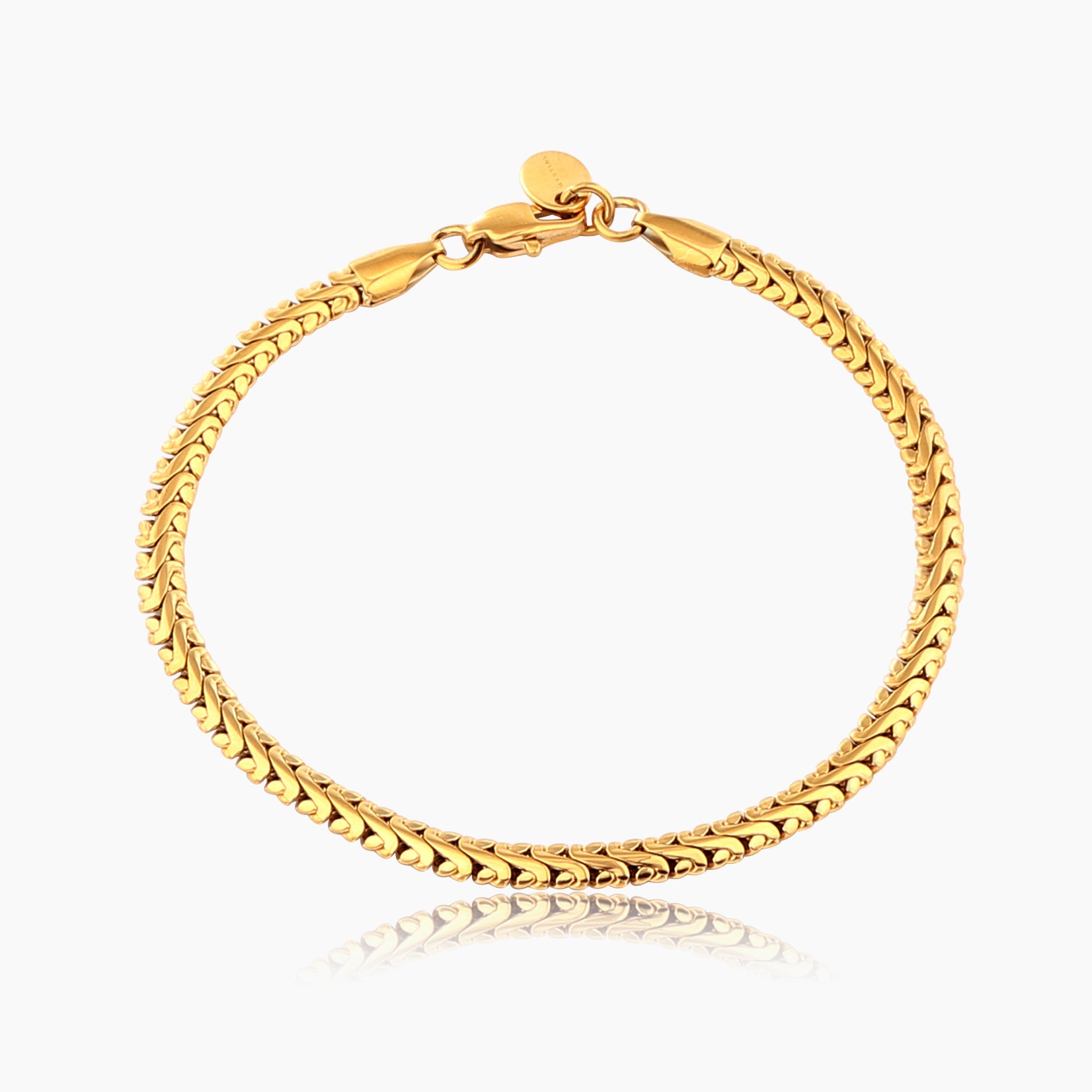 SNAKE BRACELET (GOLD) 4MM