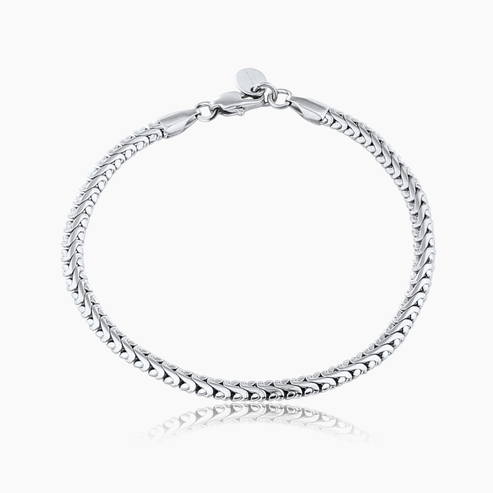 SNAKE BRACELET (WHITE GOLD) 4MM