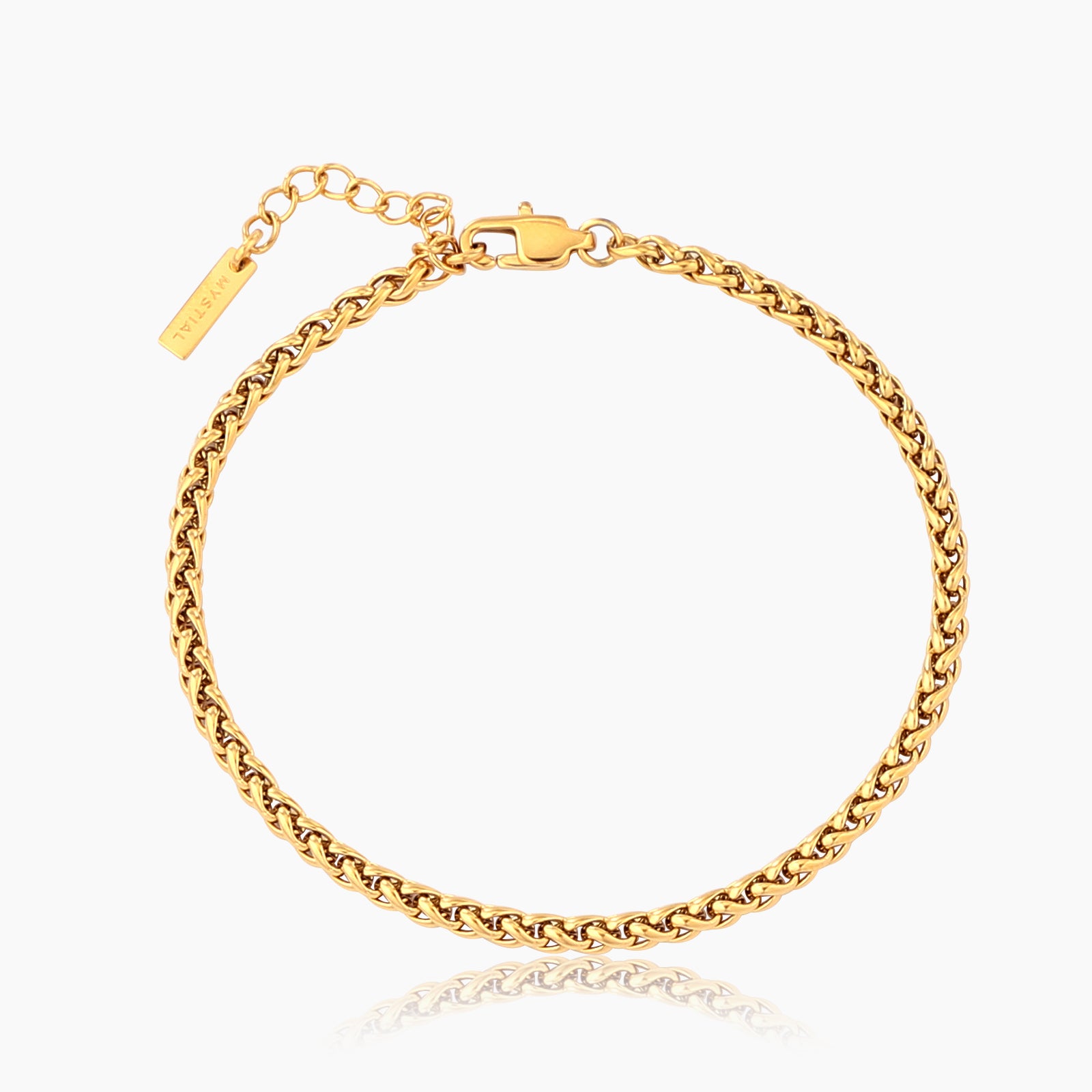 WHEAT BRACELET (GOLD) 3MM