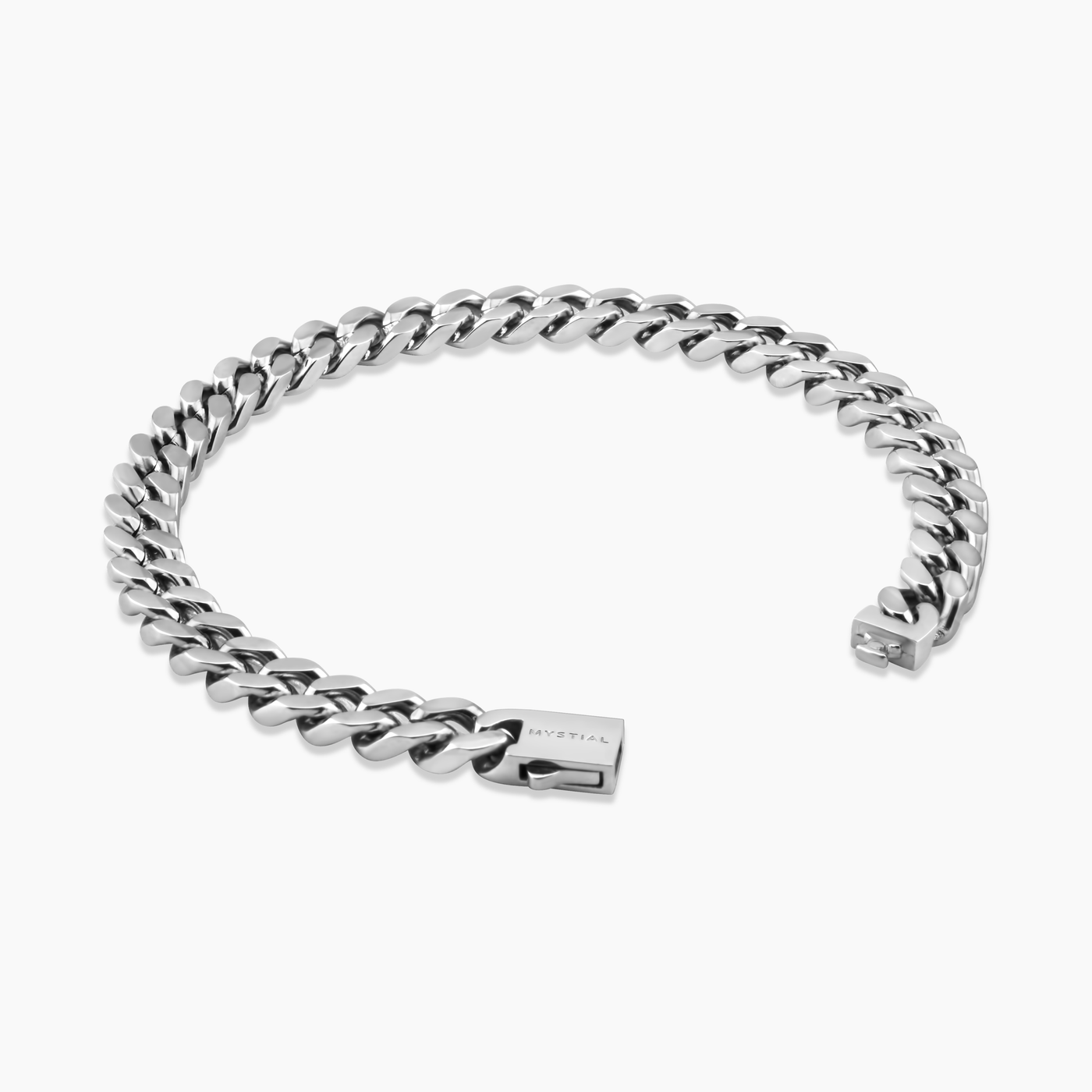 CUBAN BRACELET (WHITE GOLD) 7MM