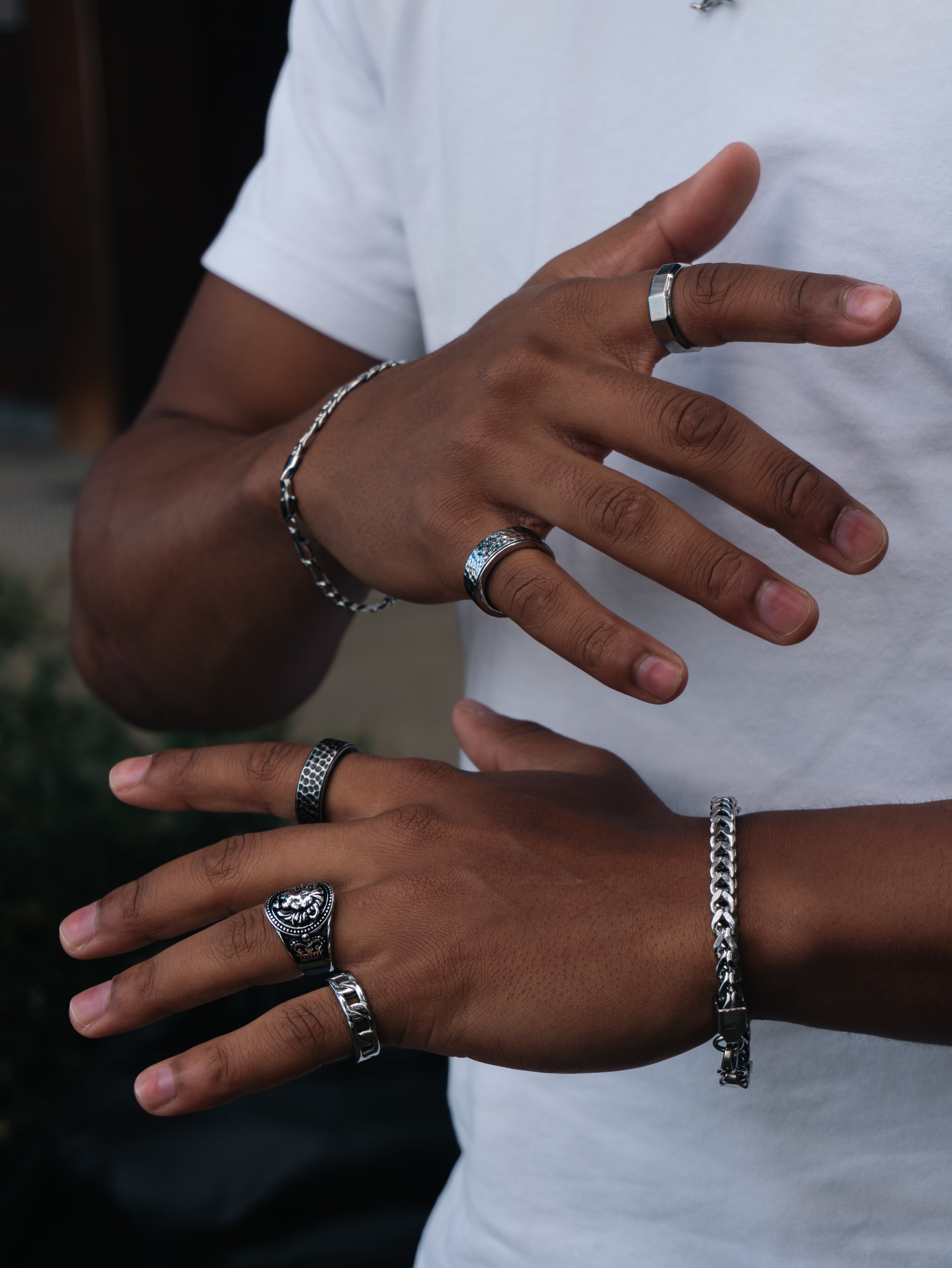 FRANCO BRACELET (WHITE GOLD) 5MM