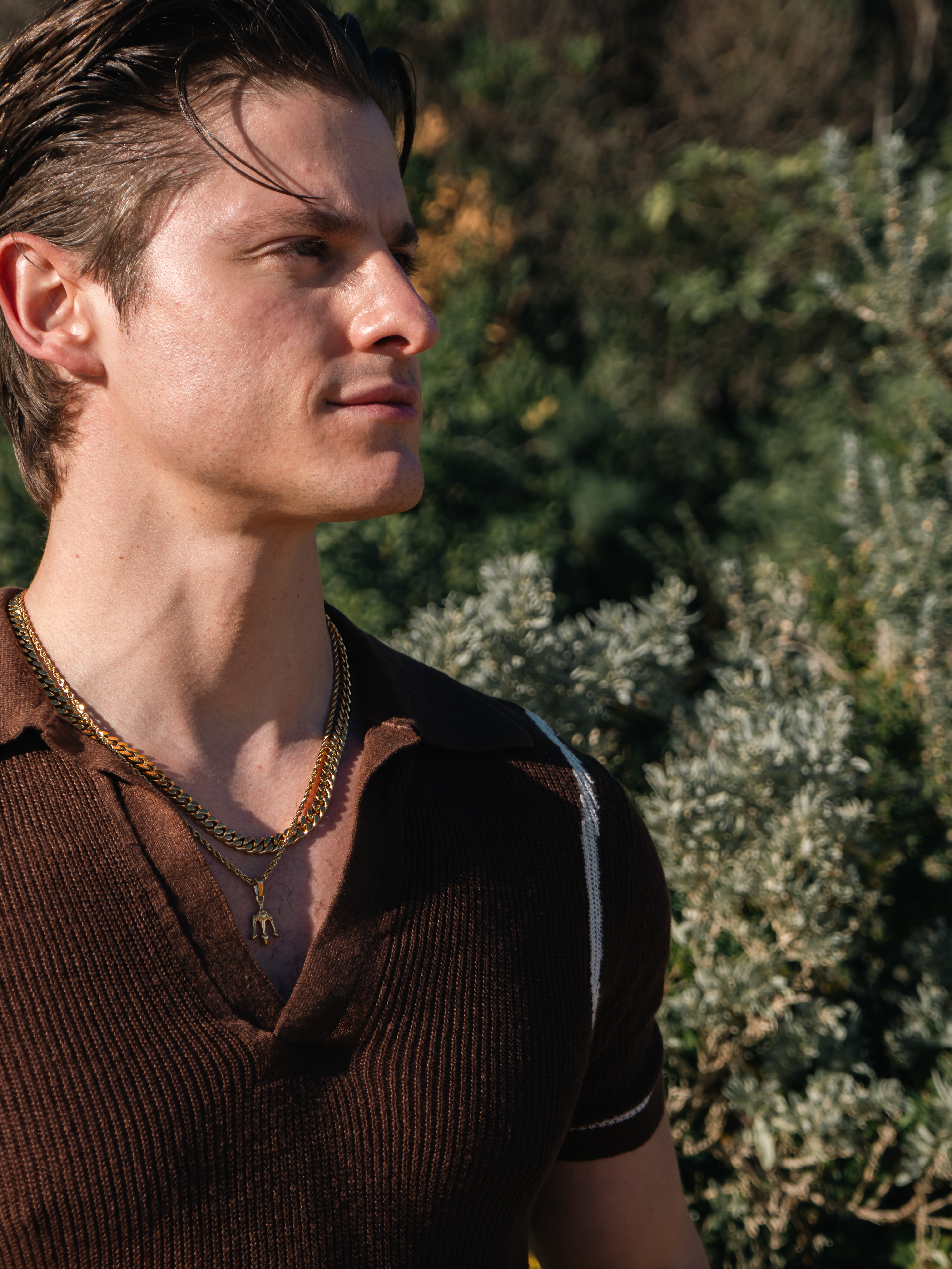 TRIDENT PENDANT (GOLD)