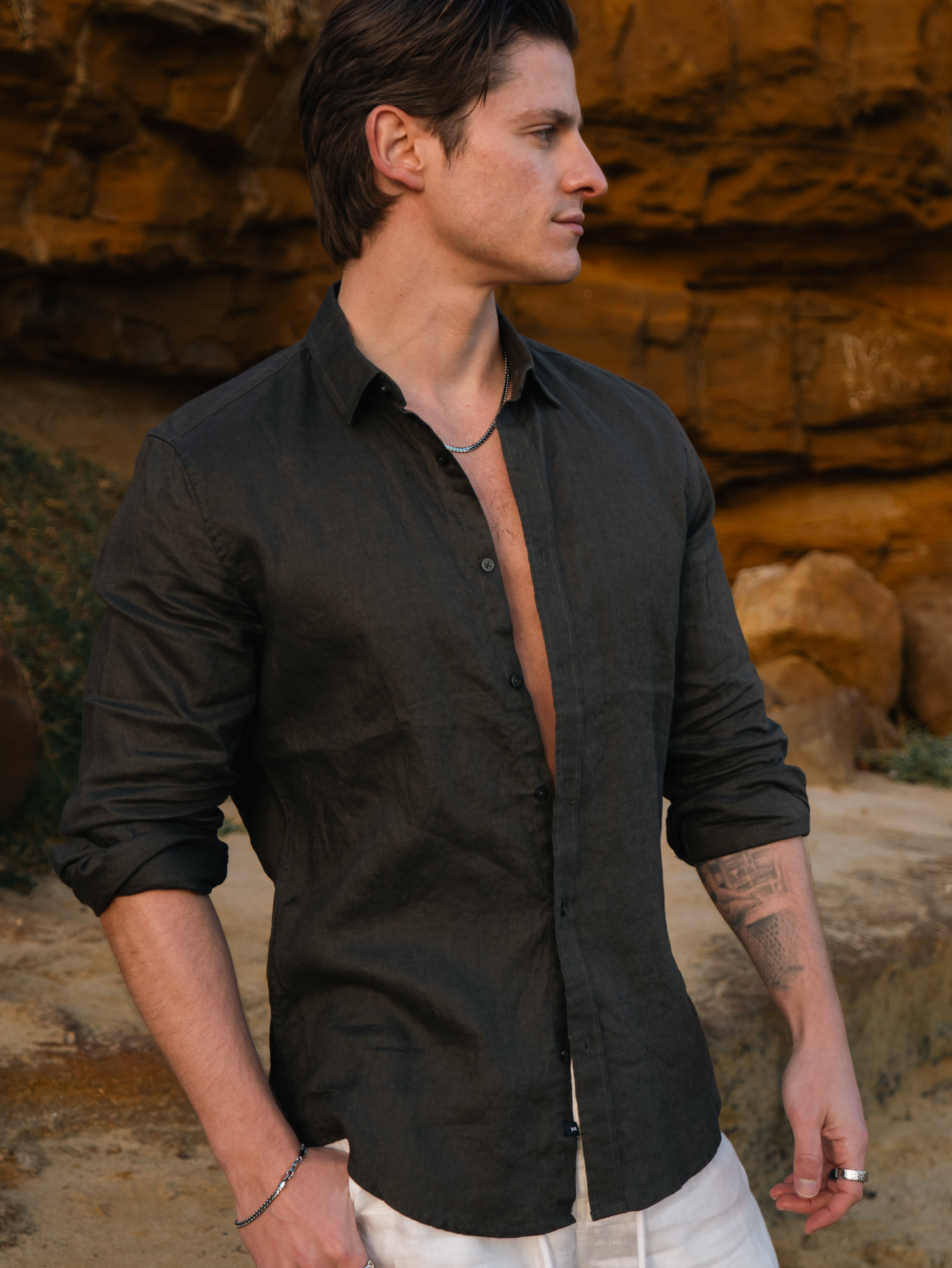 SNAKE SET (WHITE GOLD) 4MM