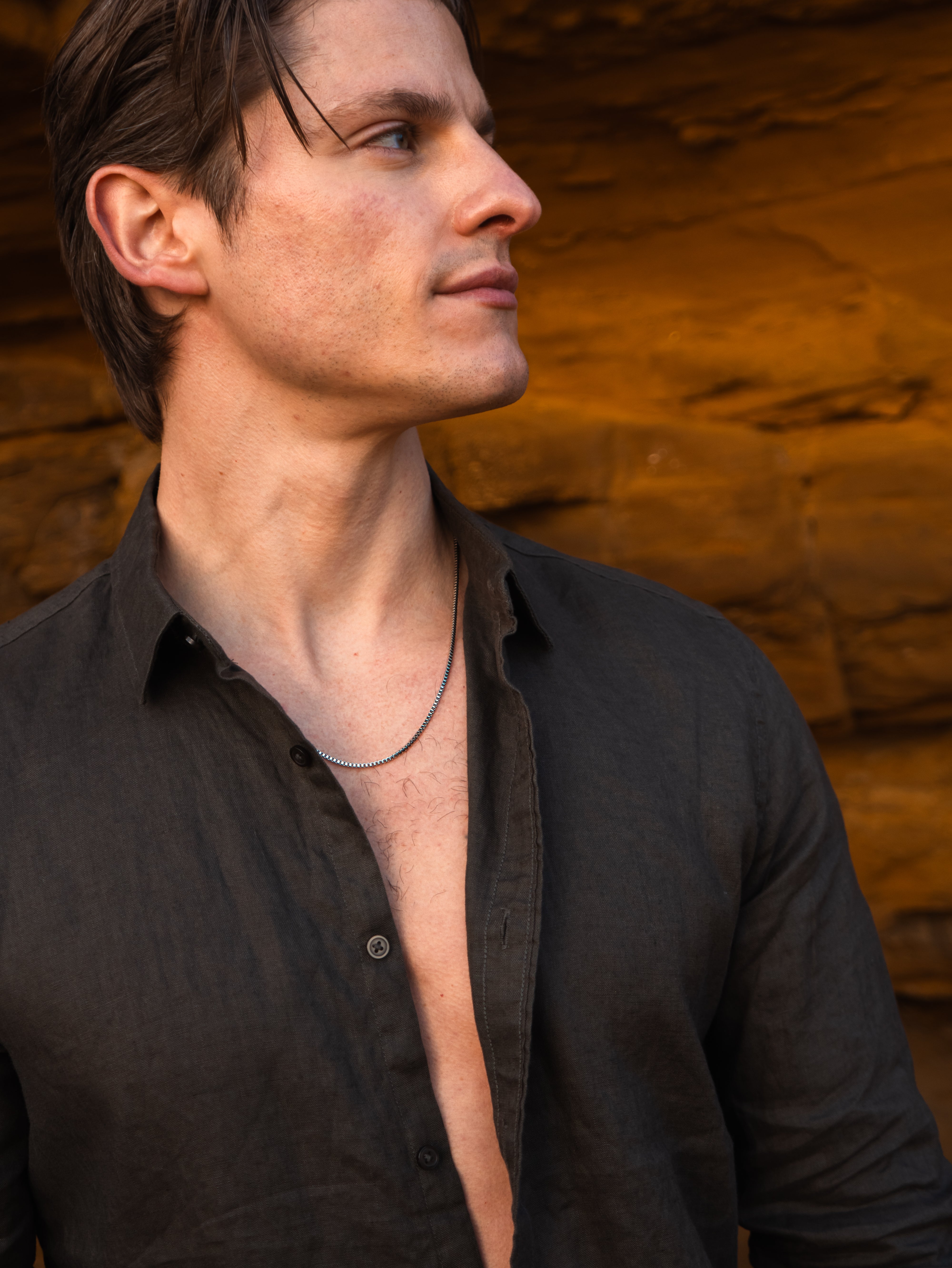 BOX CHAIN (WHITE GOLD) 2MM