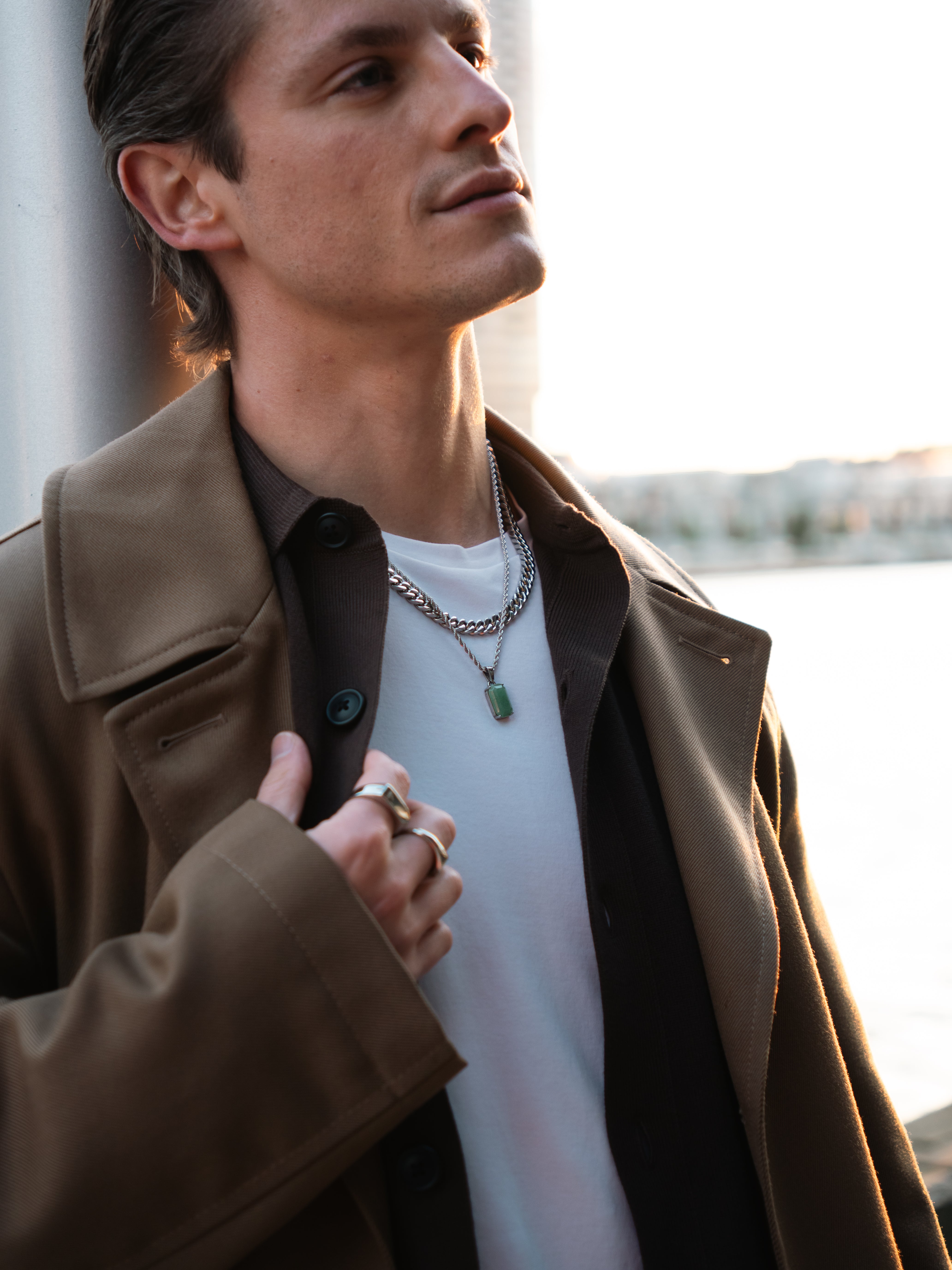 LUMEN PENDANT (WHITE GOLD)