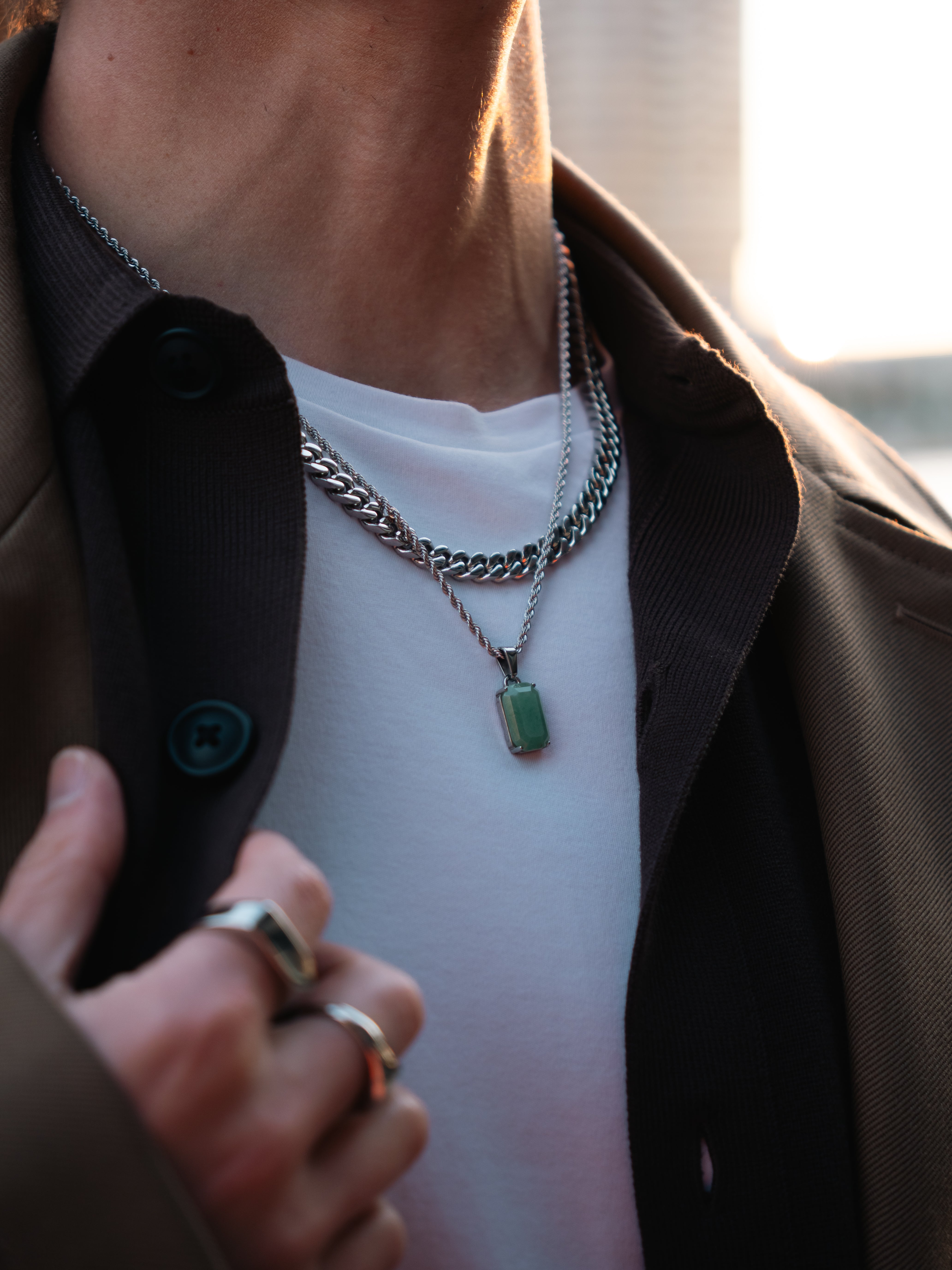 LUMEN PENDANT (WHITE GOLD)