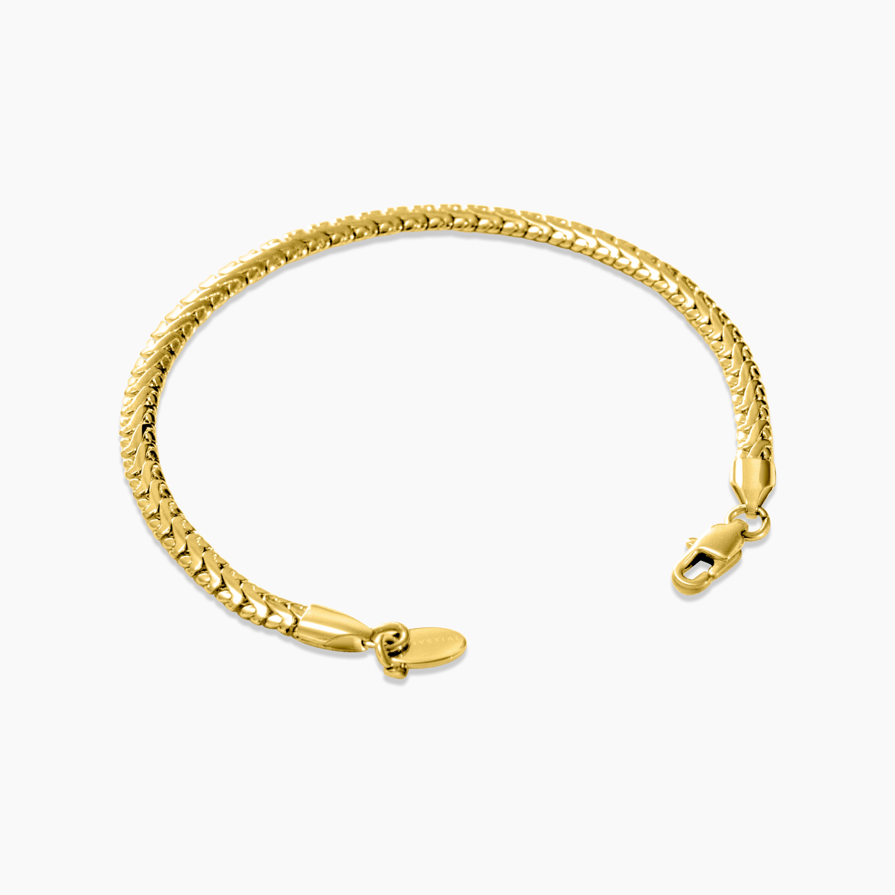 SNAKE BRACELET (GOLD) 4MM