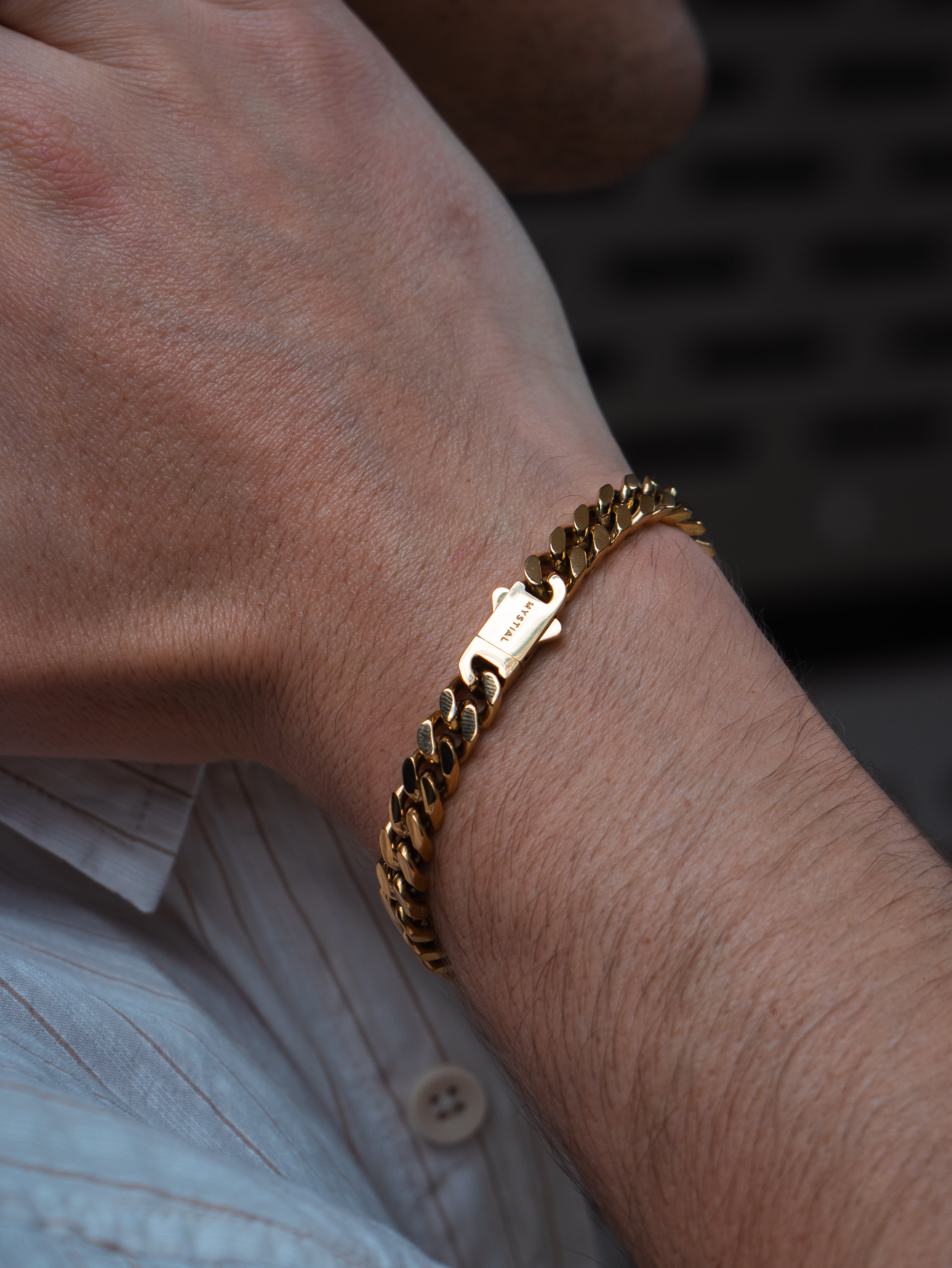 CUBAN BRACELET (GOLD) 7MM