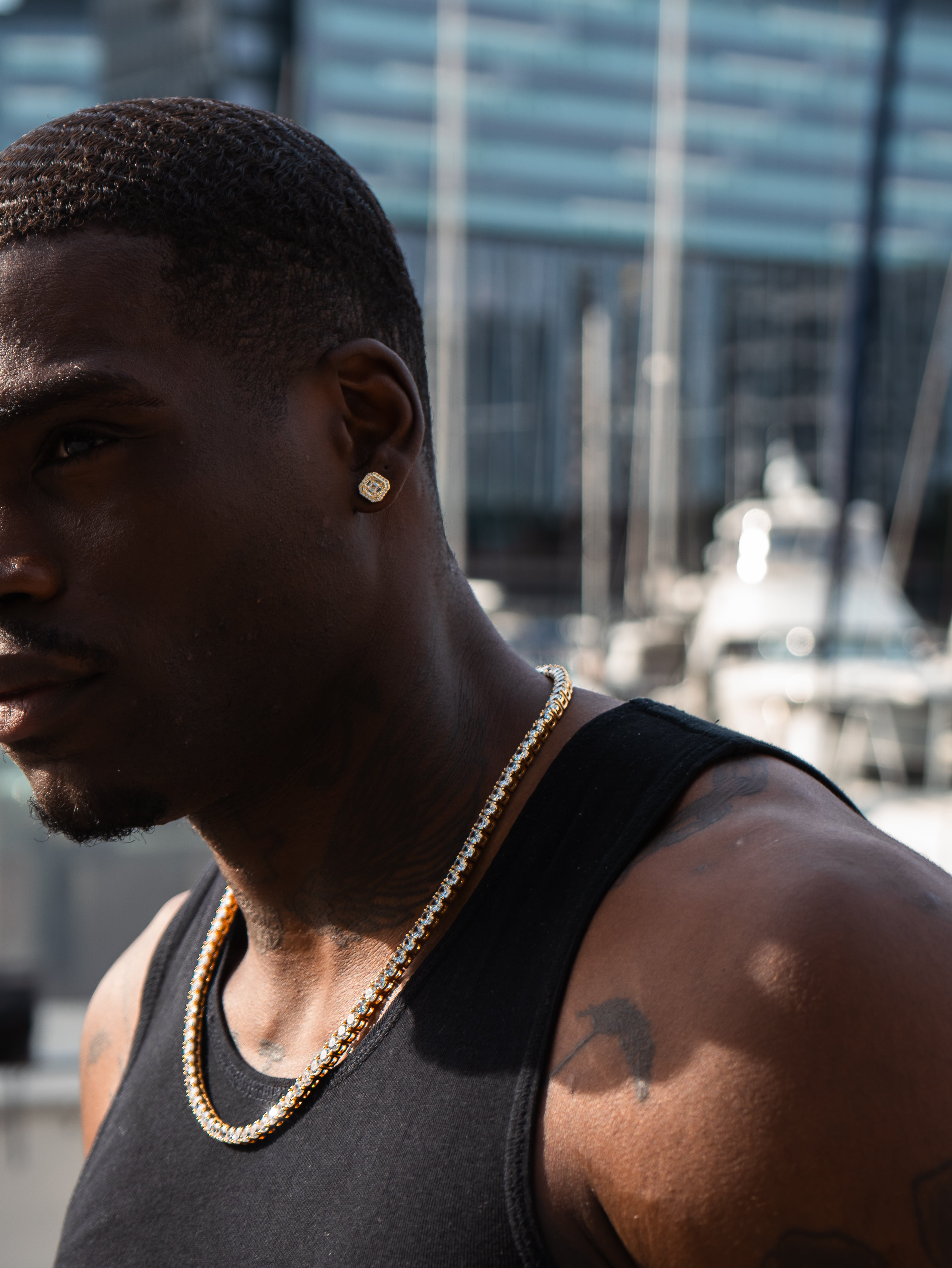 TENNIS CHAIN (GOLD) 5MM