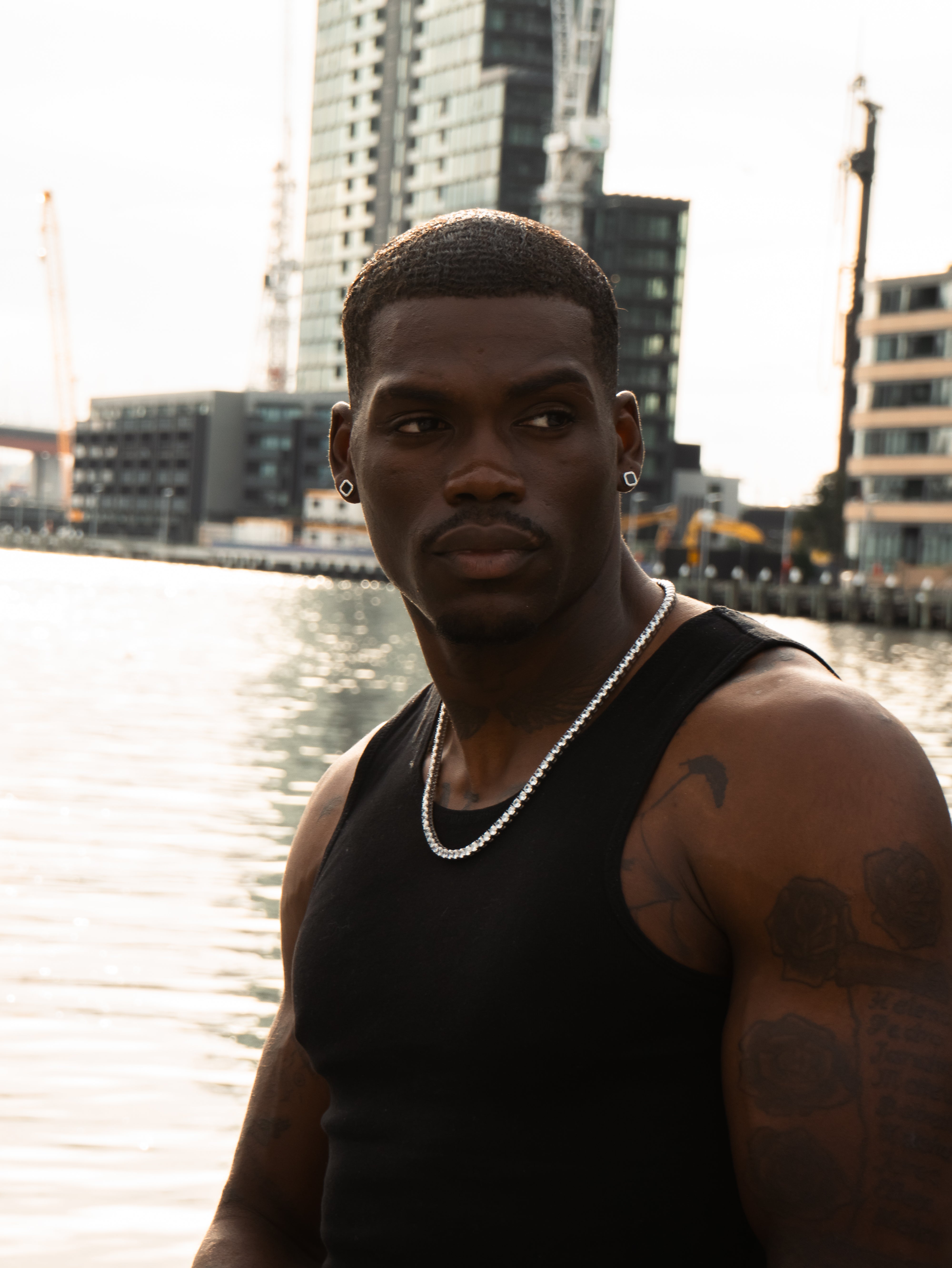 TENNIS SET (WHITE GOLD) 5MM