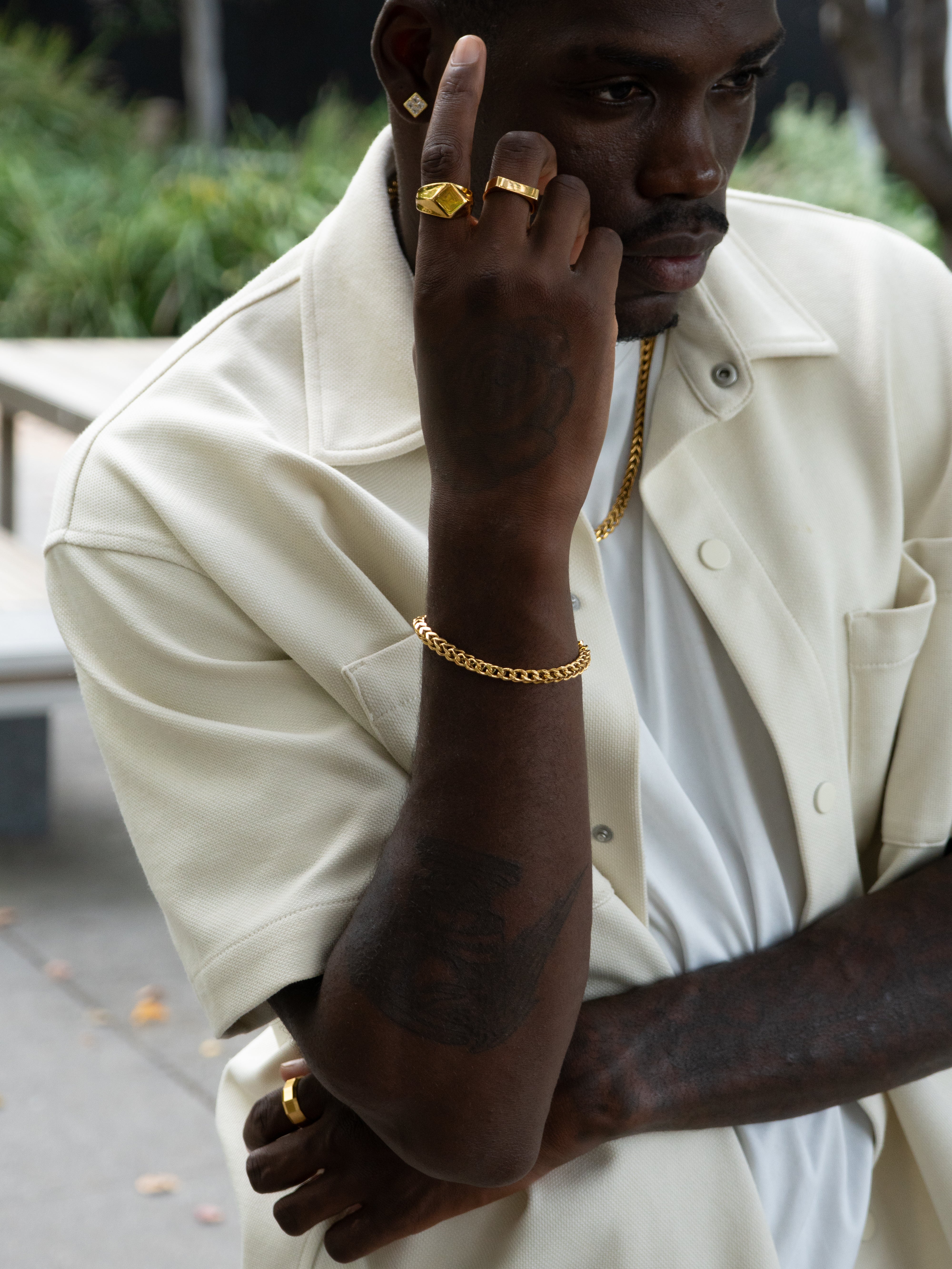 FRANCO BRACELET (GOLD) 5MM