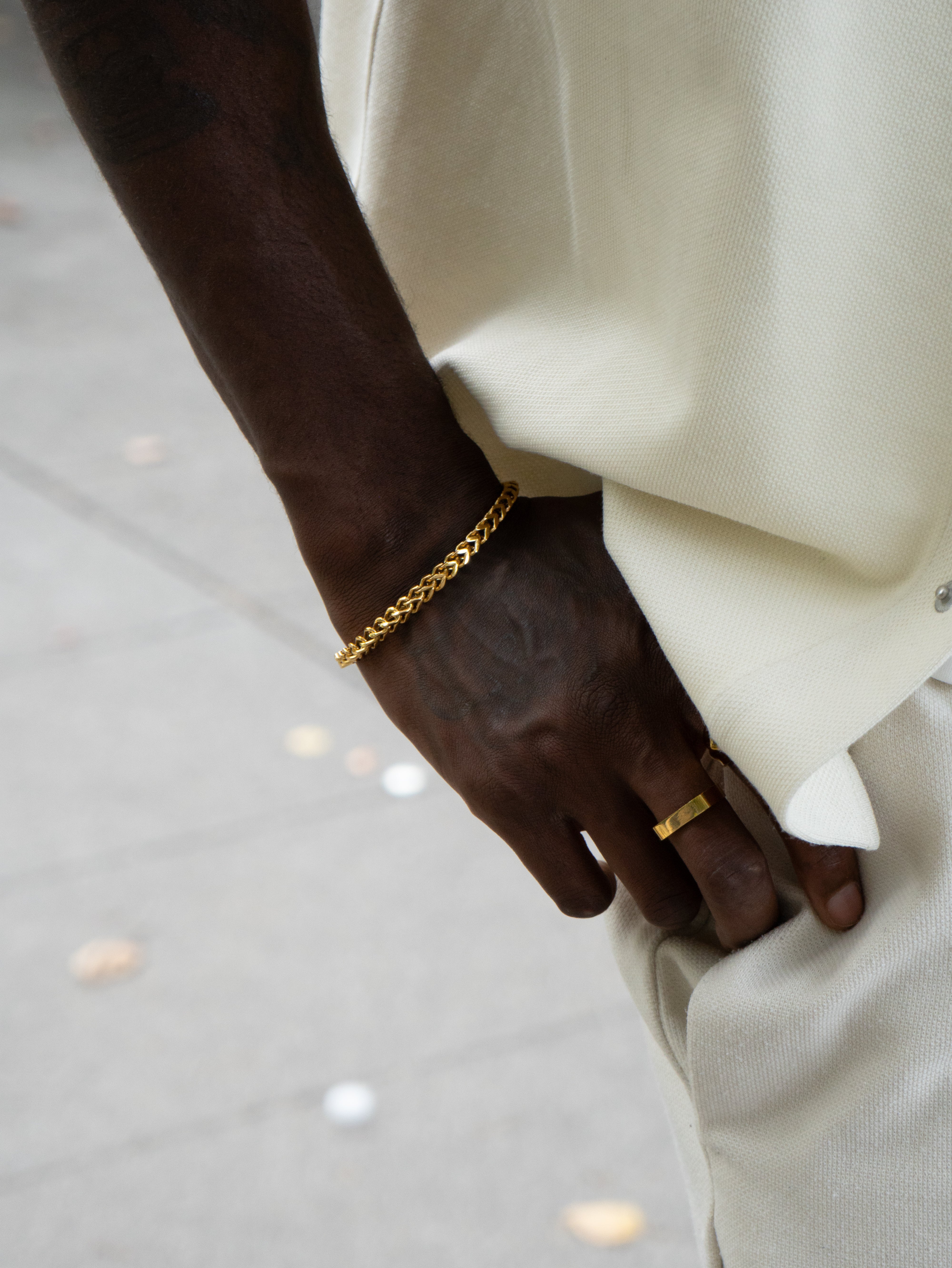 FRANCO BRACELET (GOLD) 5MM