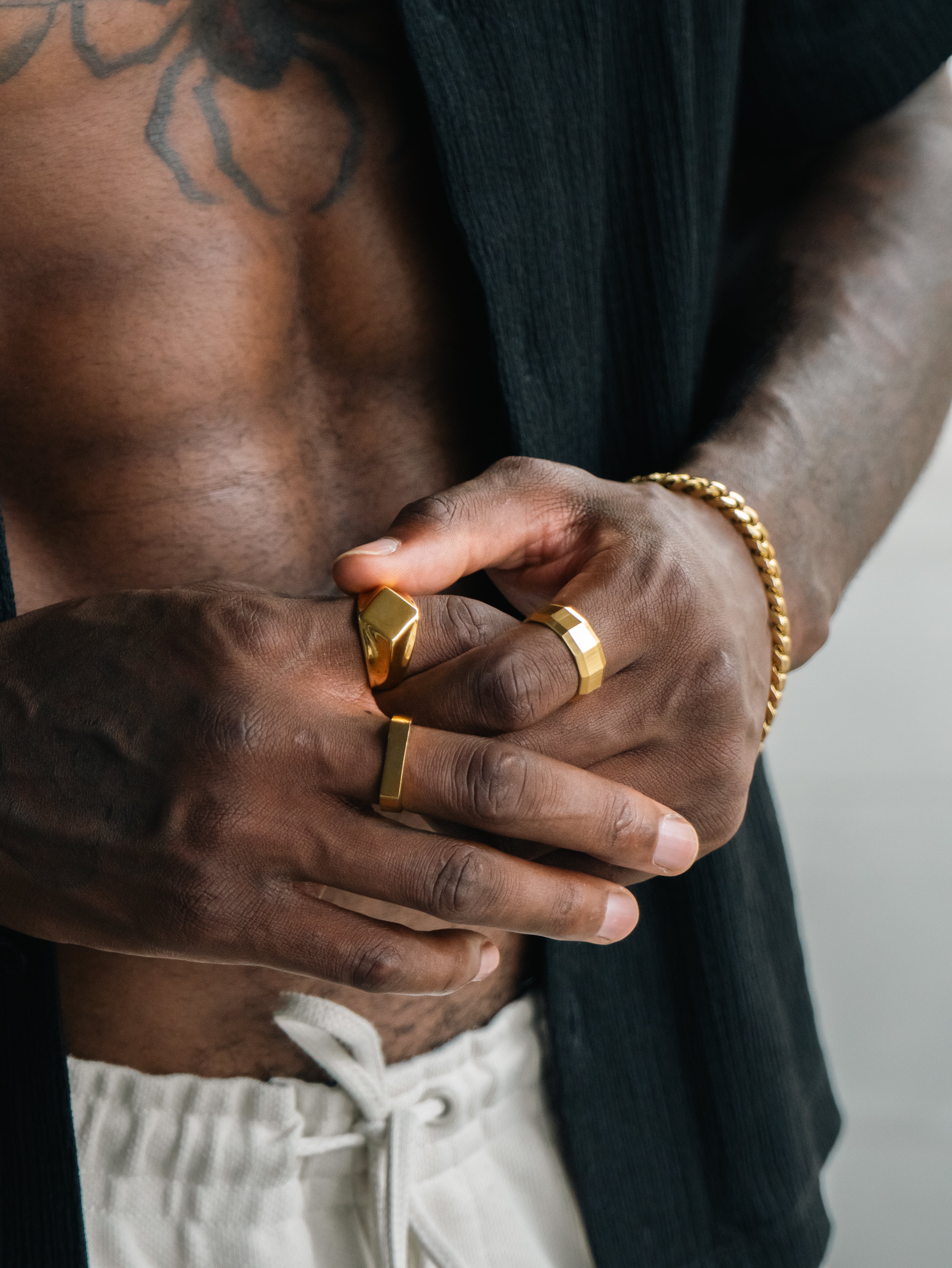 CLASSIC ANGULAR RING (GOLD)