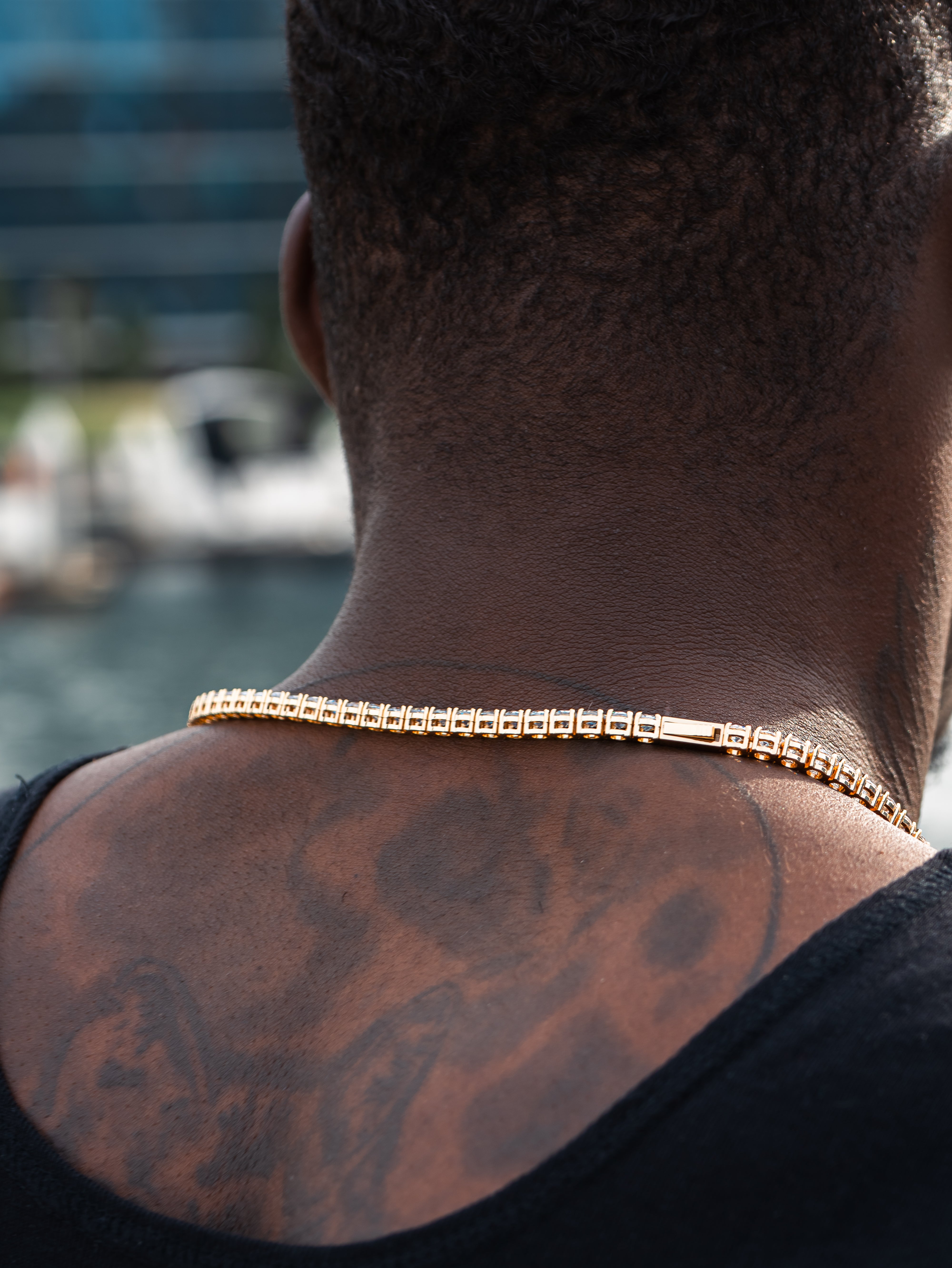 TENNIS CHAIN (GOLD) 5MM