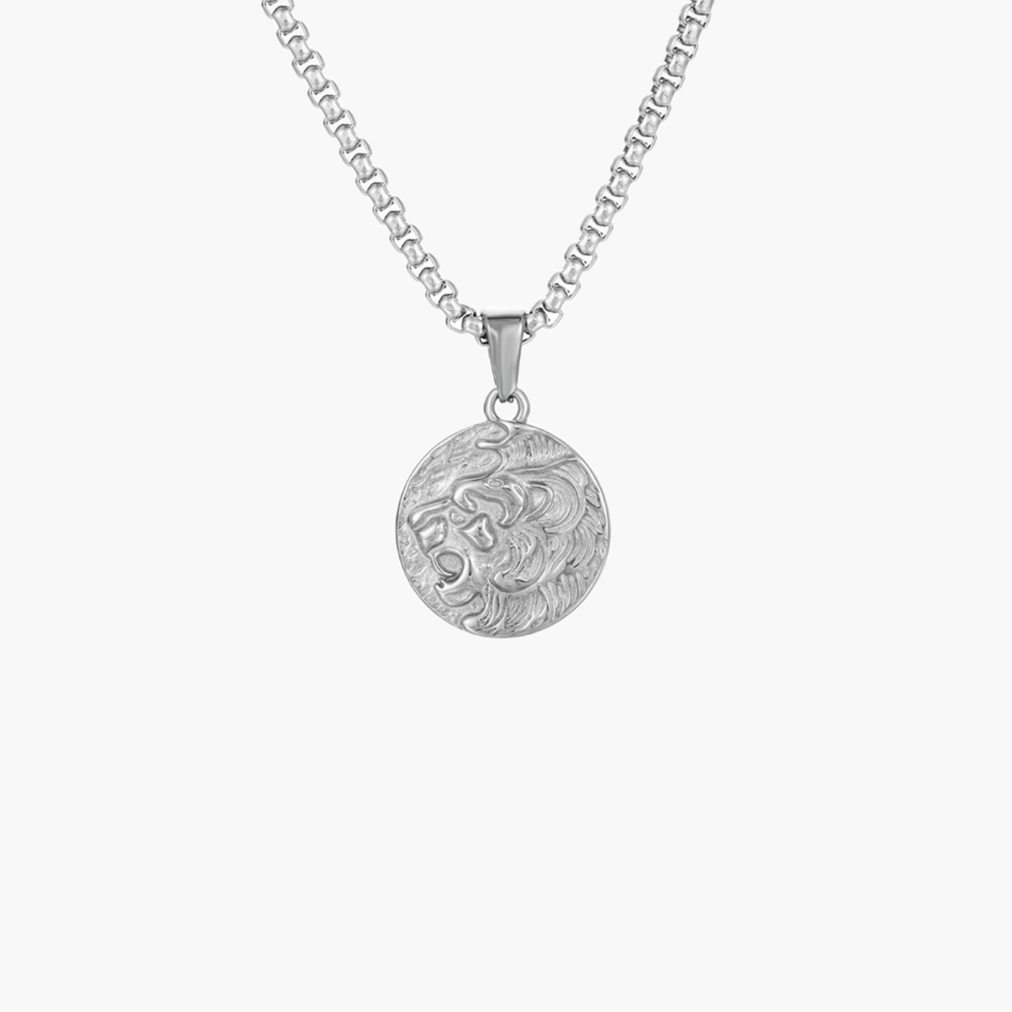 LEO PENDANT (WHITE GOLD)