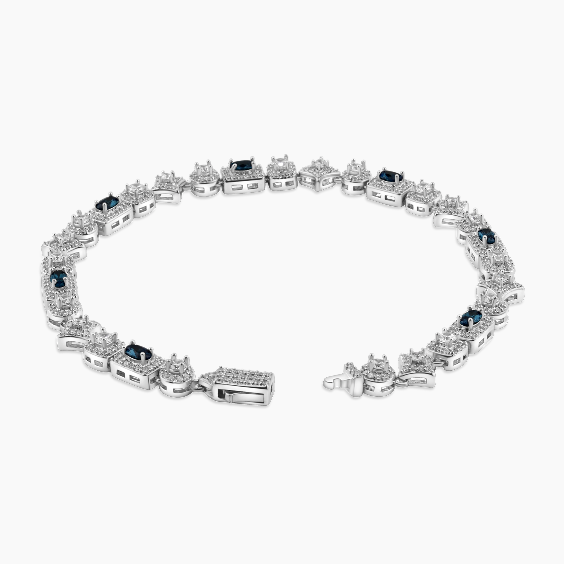 MARIS GEMSTONE BRACELET (WHITE GOLD) 5MM