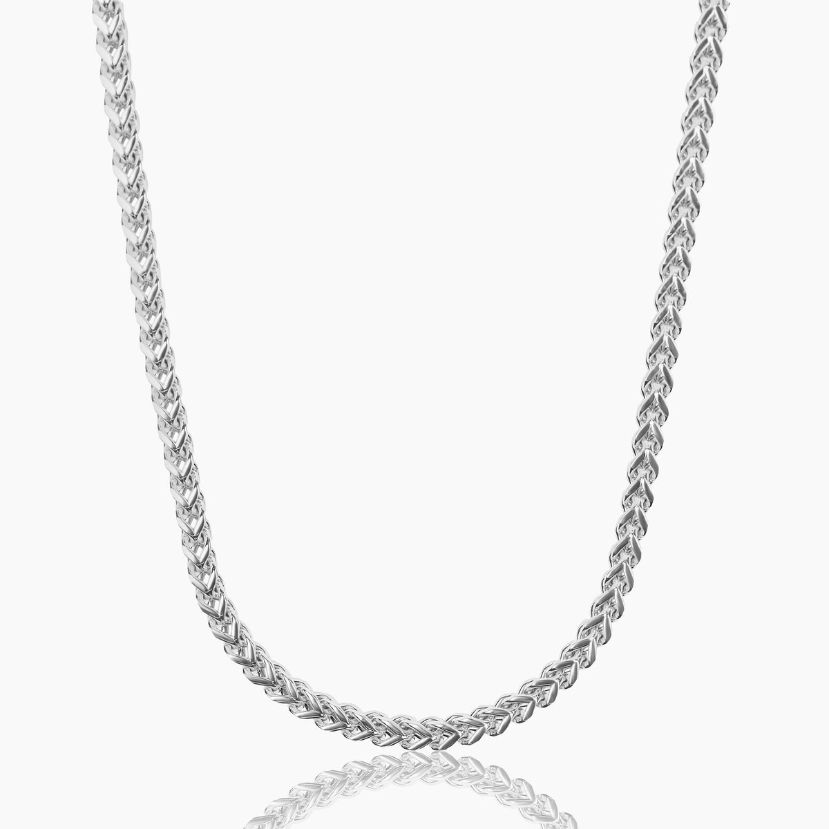 FRANCO CHAIN (WHITE GOLD) 5MM