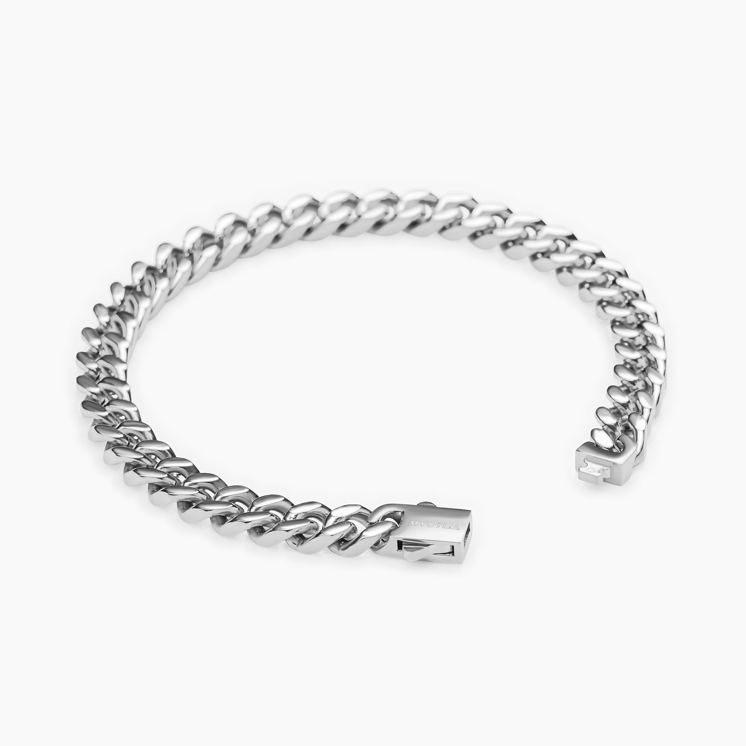 CUBAN BRACELET (WHITE GOLD) 7MM