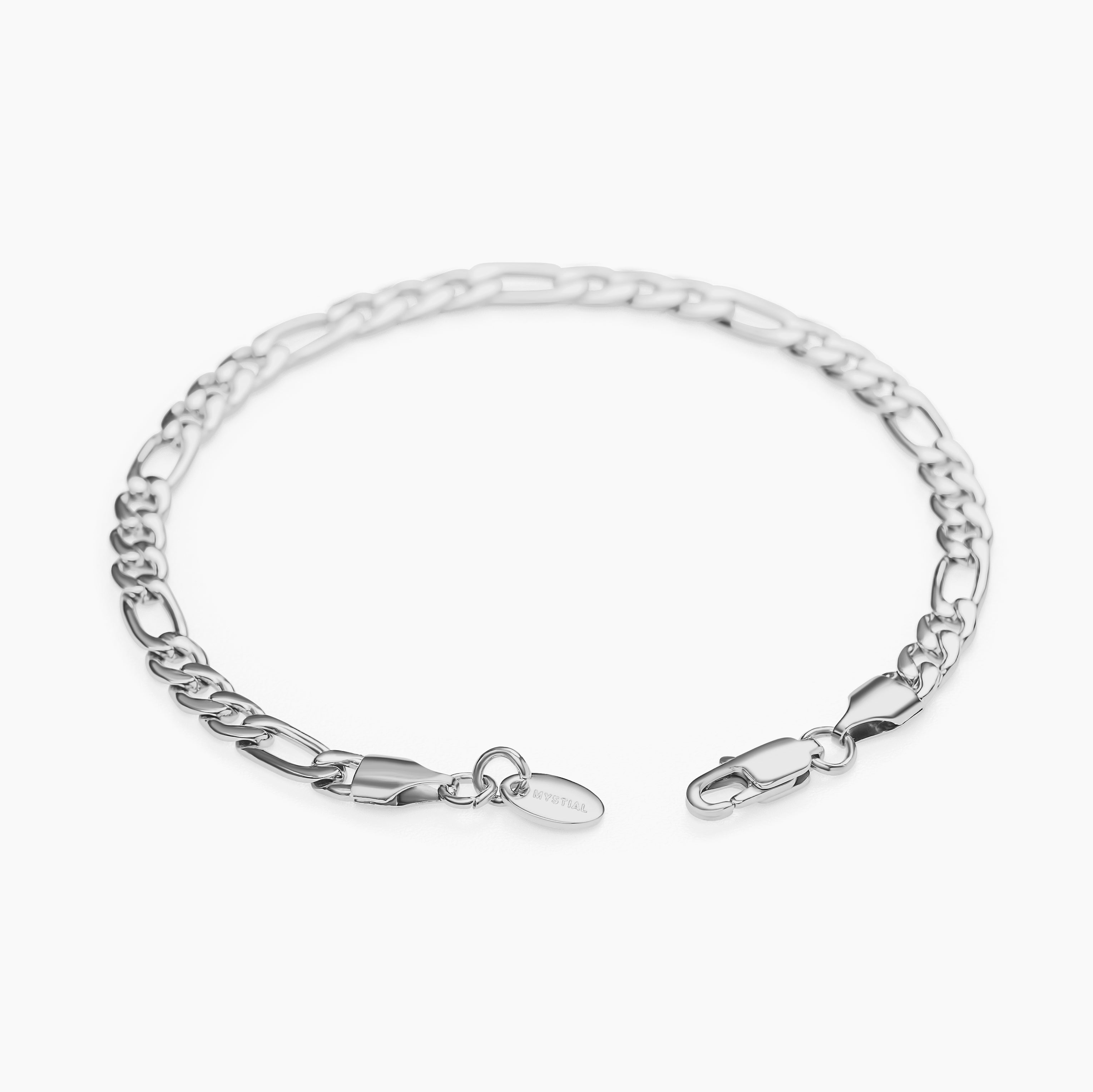 FIGARO BRACELET (WHITE GOLD) 5MM