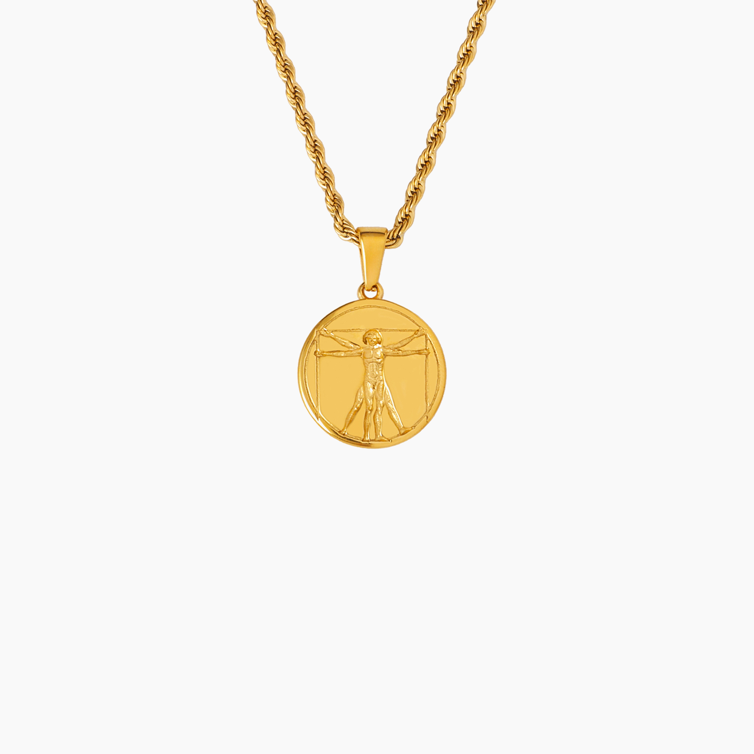 VITRUVIAN PENDANT (GOLD)