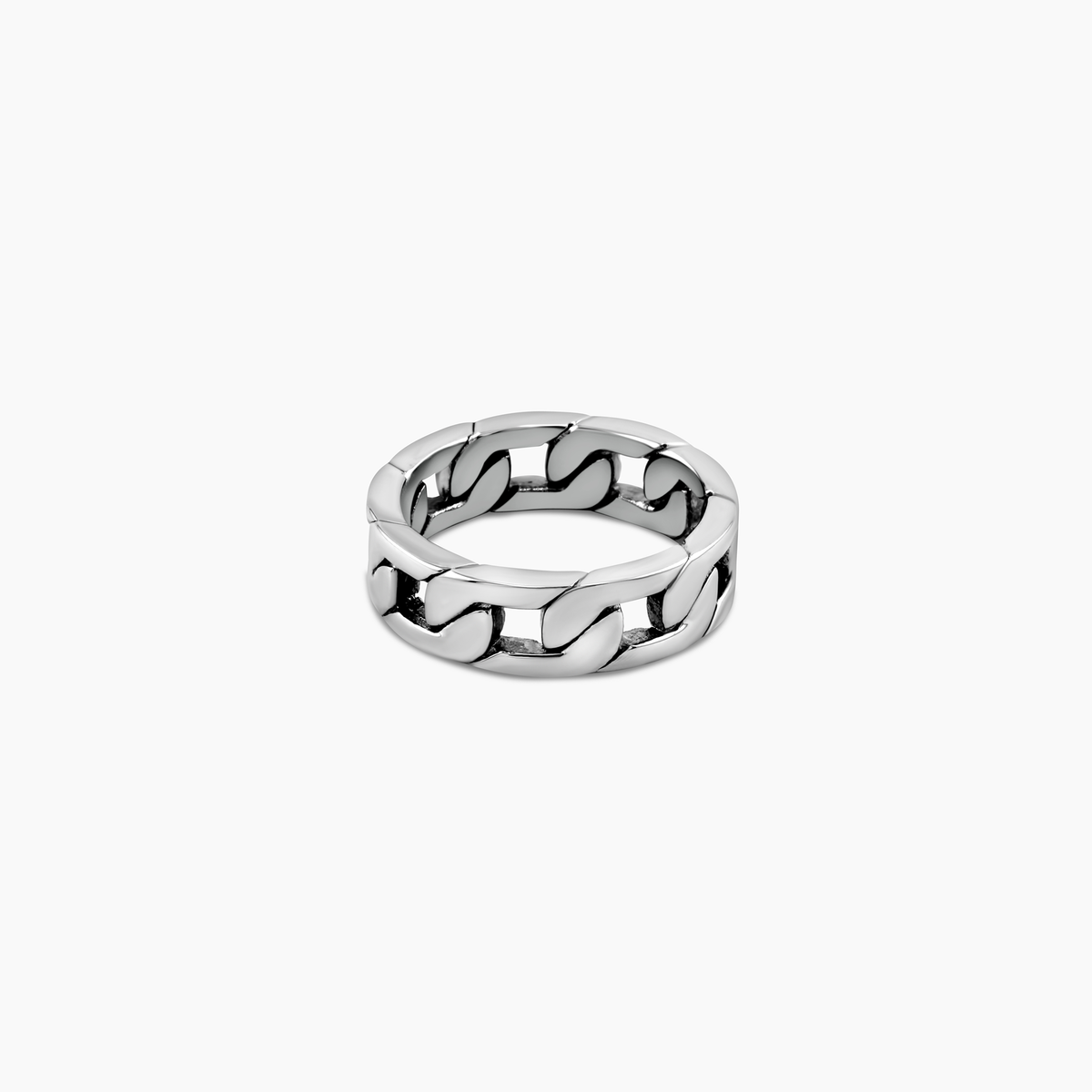 NEXUS LINK RING (WHITE GOLD)
