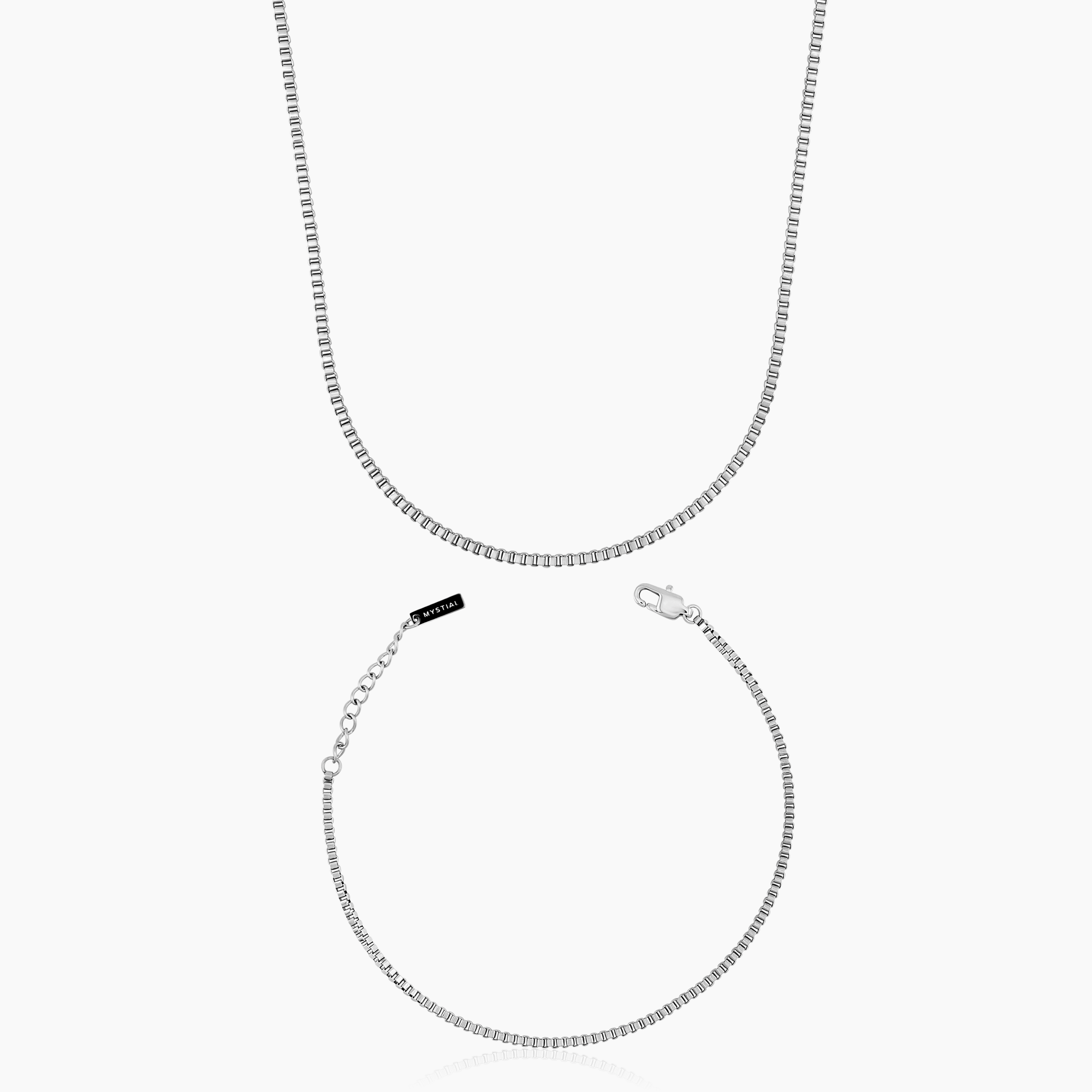 BOX SET (WHITE GOLD) 2MM