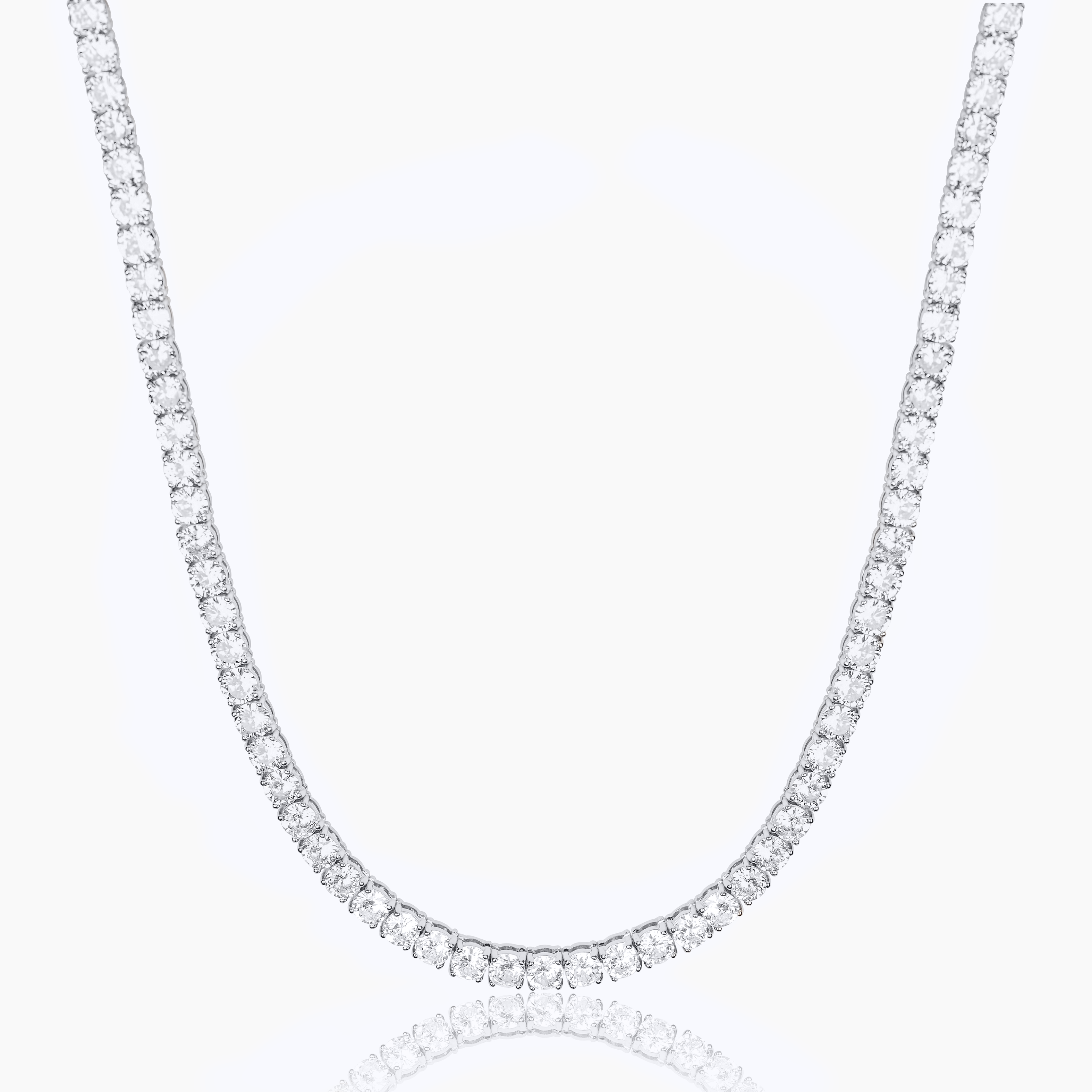 TENNIS CHAIN (WHITE GOLD) 5MM