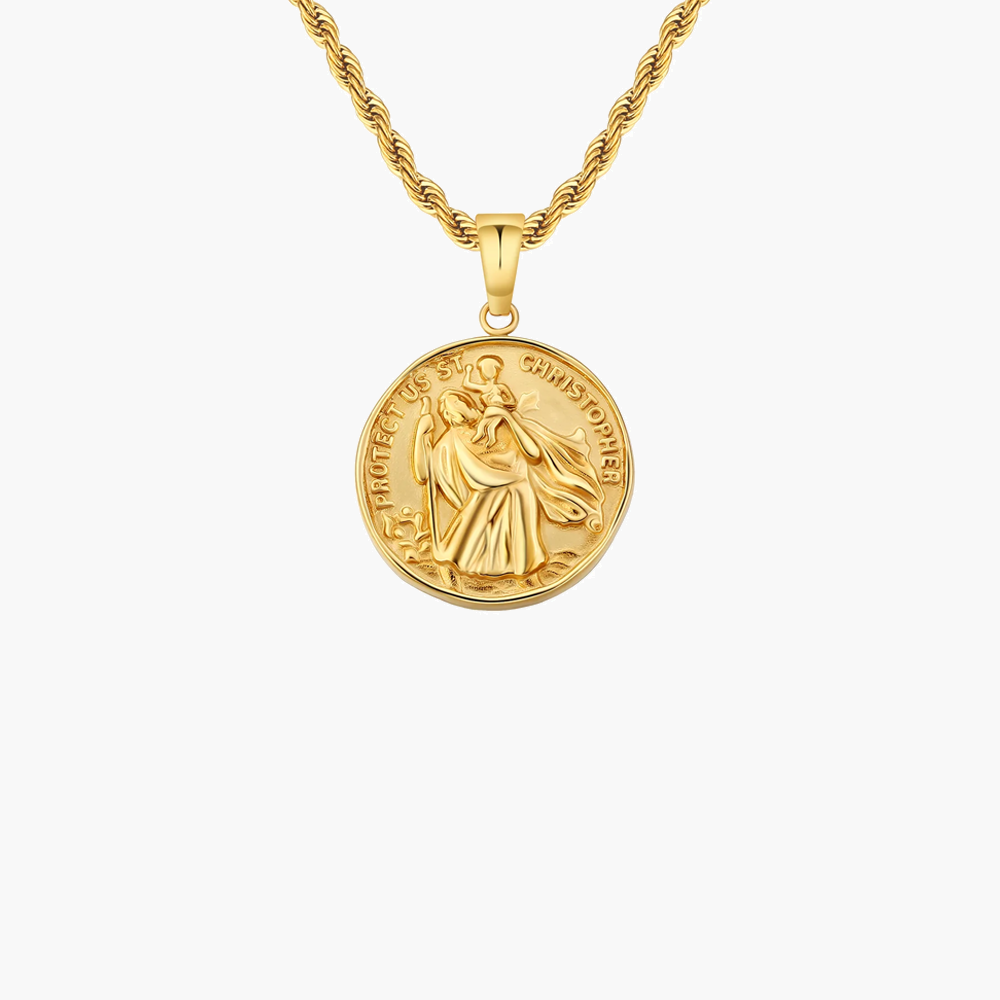 ST. CHRISTOPHER PENDANT (GOLD)
