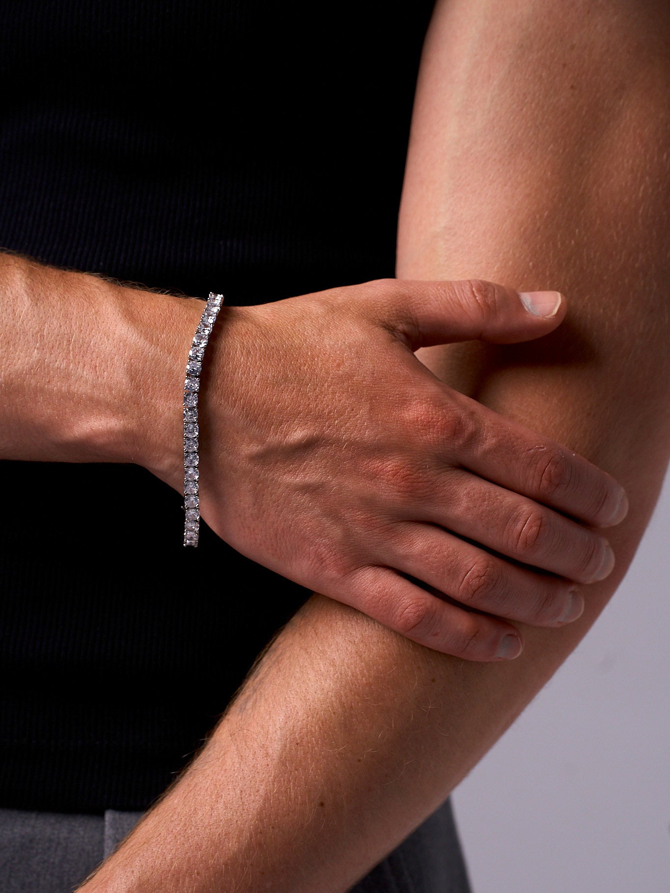 TENNIS BRACELET (WHITE GOLD) 5MM