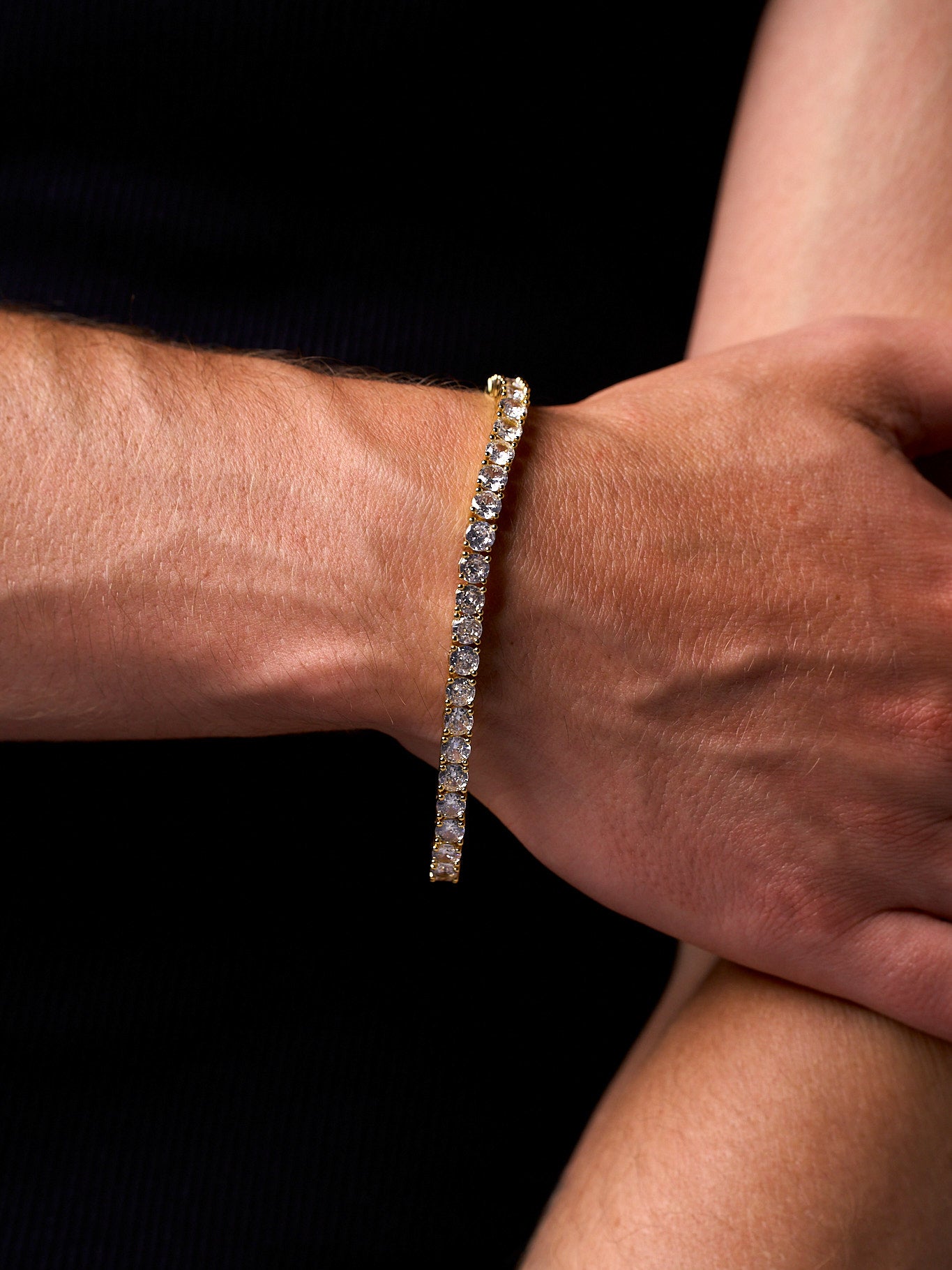 TENNIS BRACELET (GOLD) 5MM