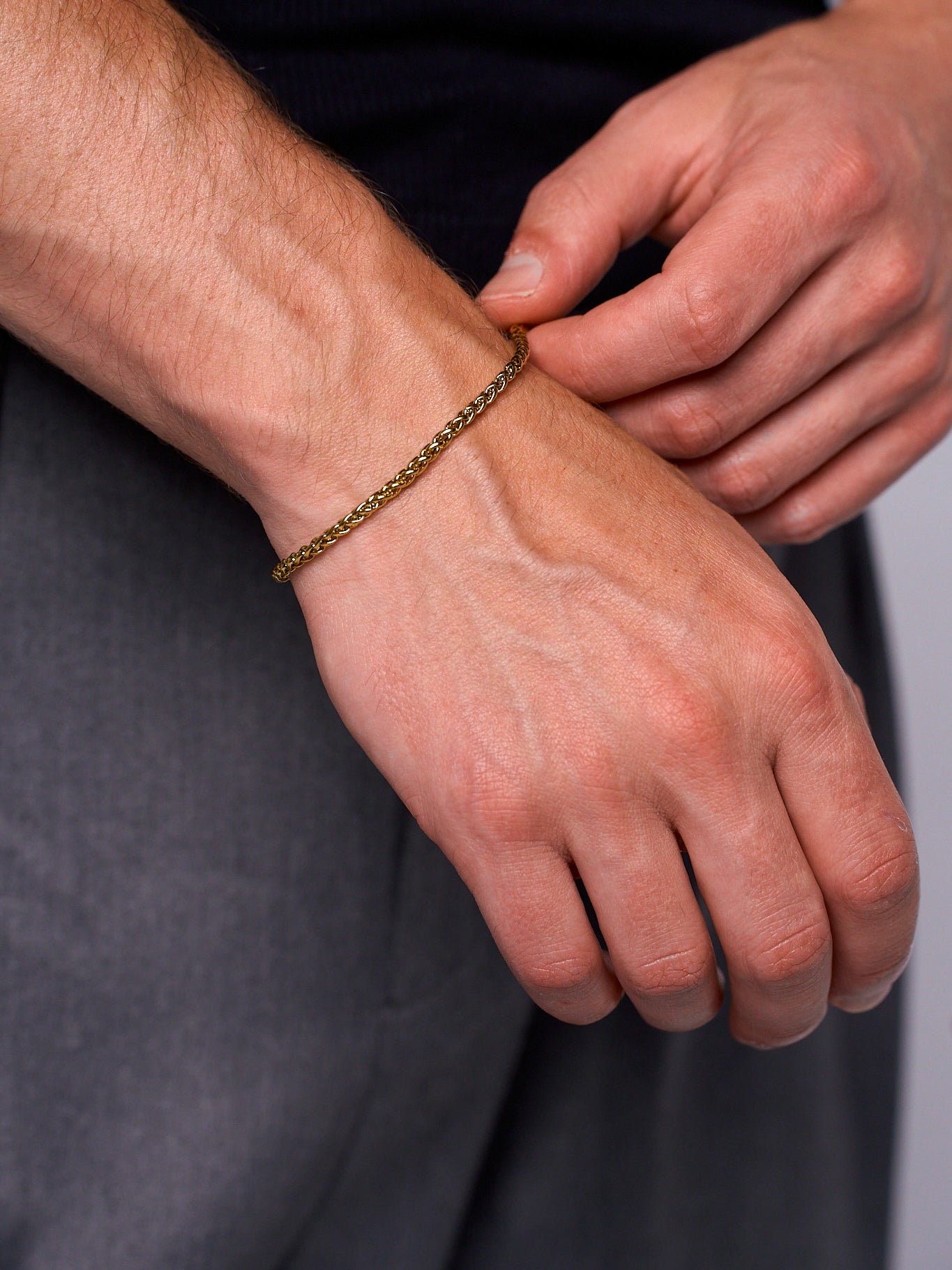 WHEAT BRACELET (GOLD) 3MM