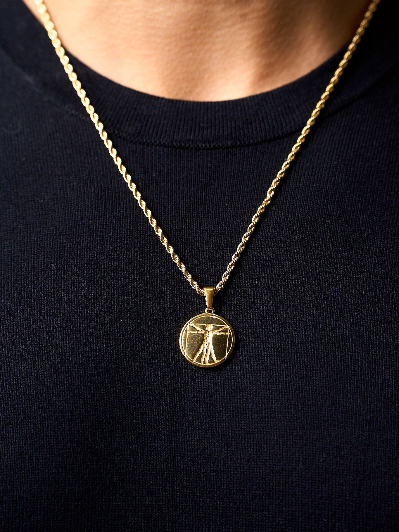 VITRUVIAN PENDANT (GOLD)