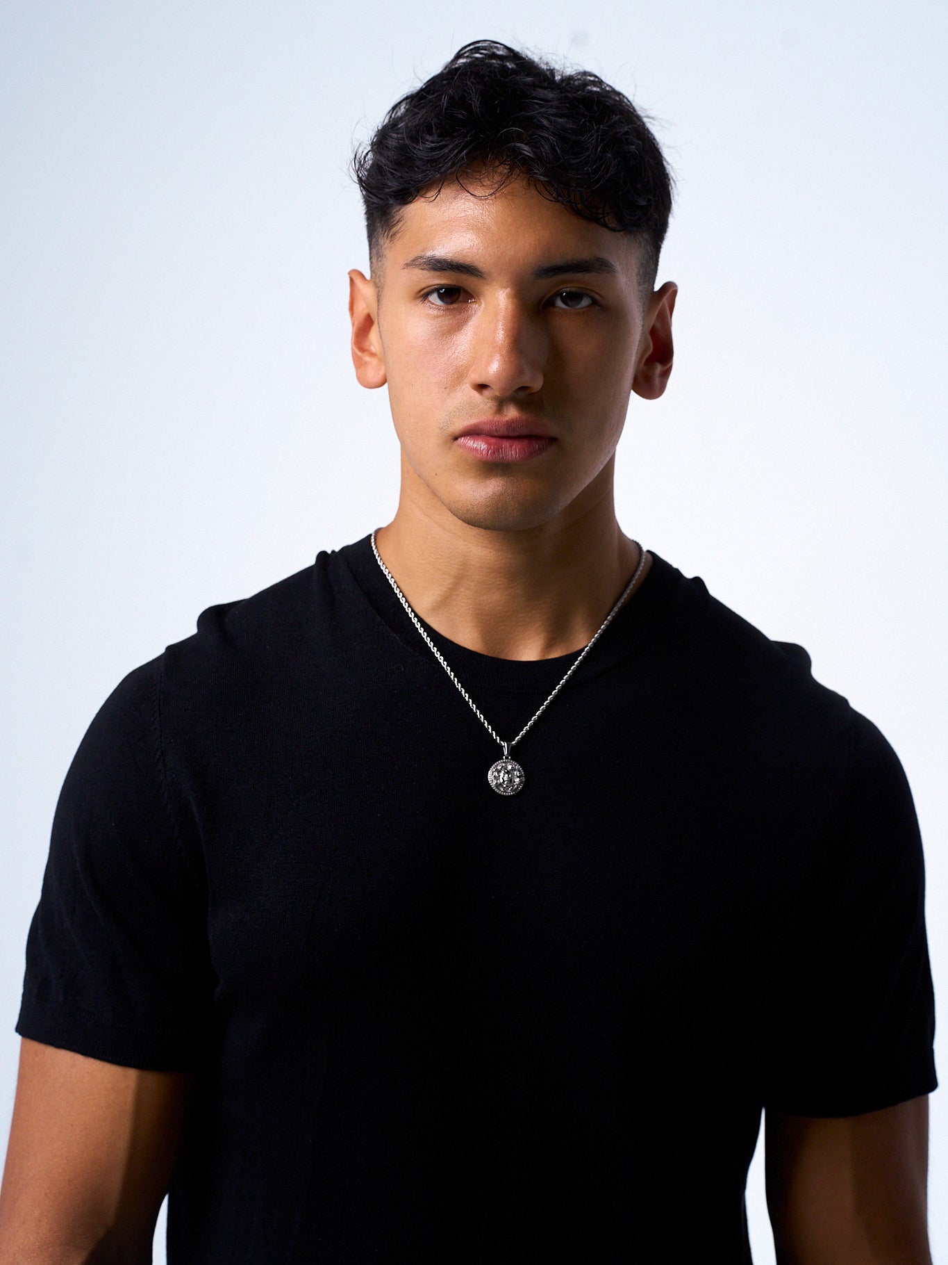 MEDUSA PENDANT (WHITE GOLD)