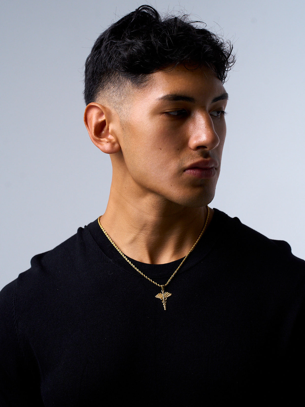 WINGED HELIX PENDANT (GOLD)