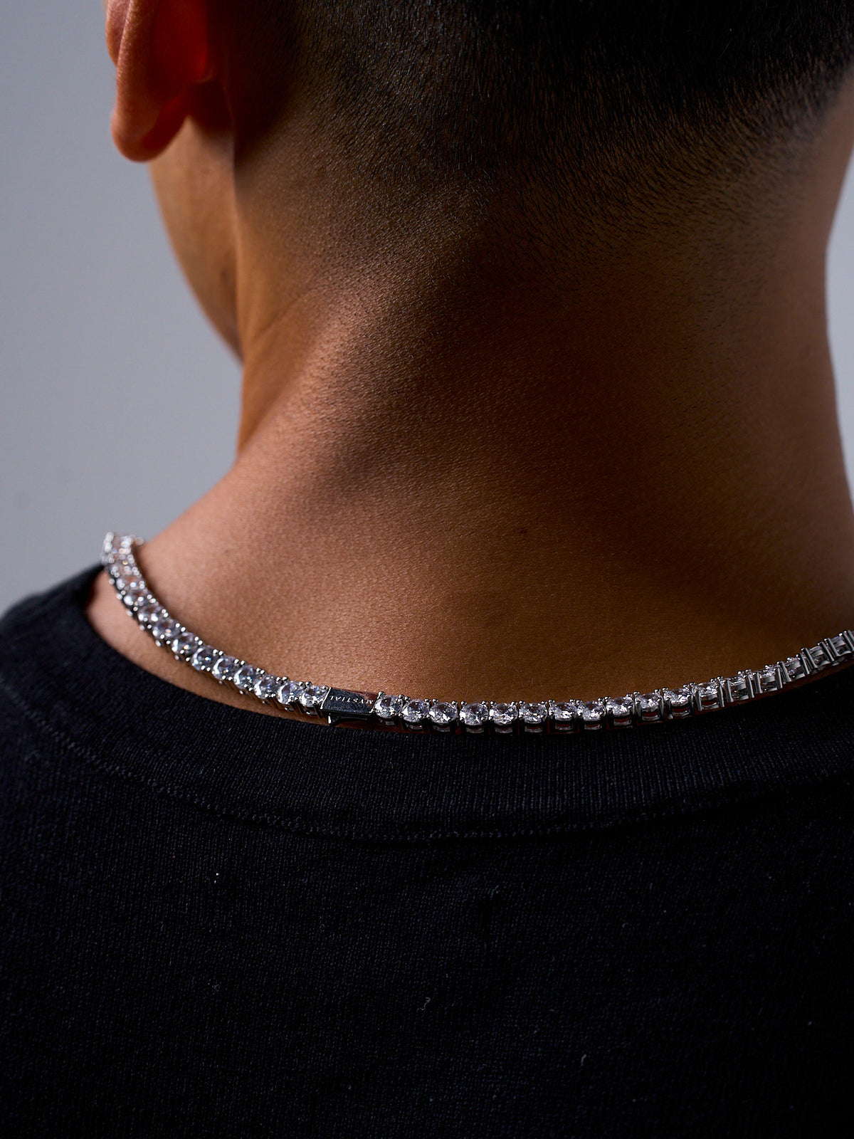 TENNIS CHAIN (WHITE GOLD) 5MM