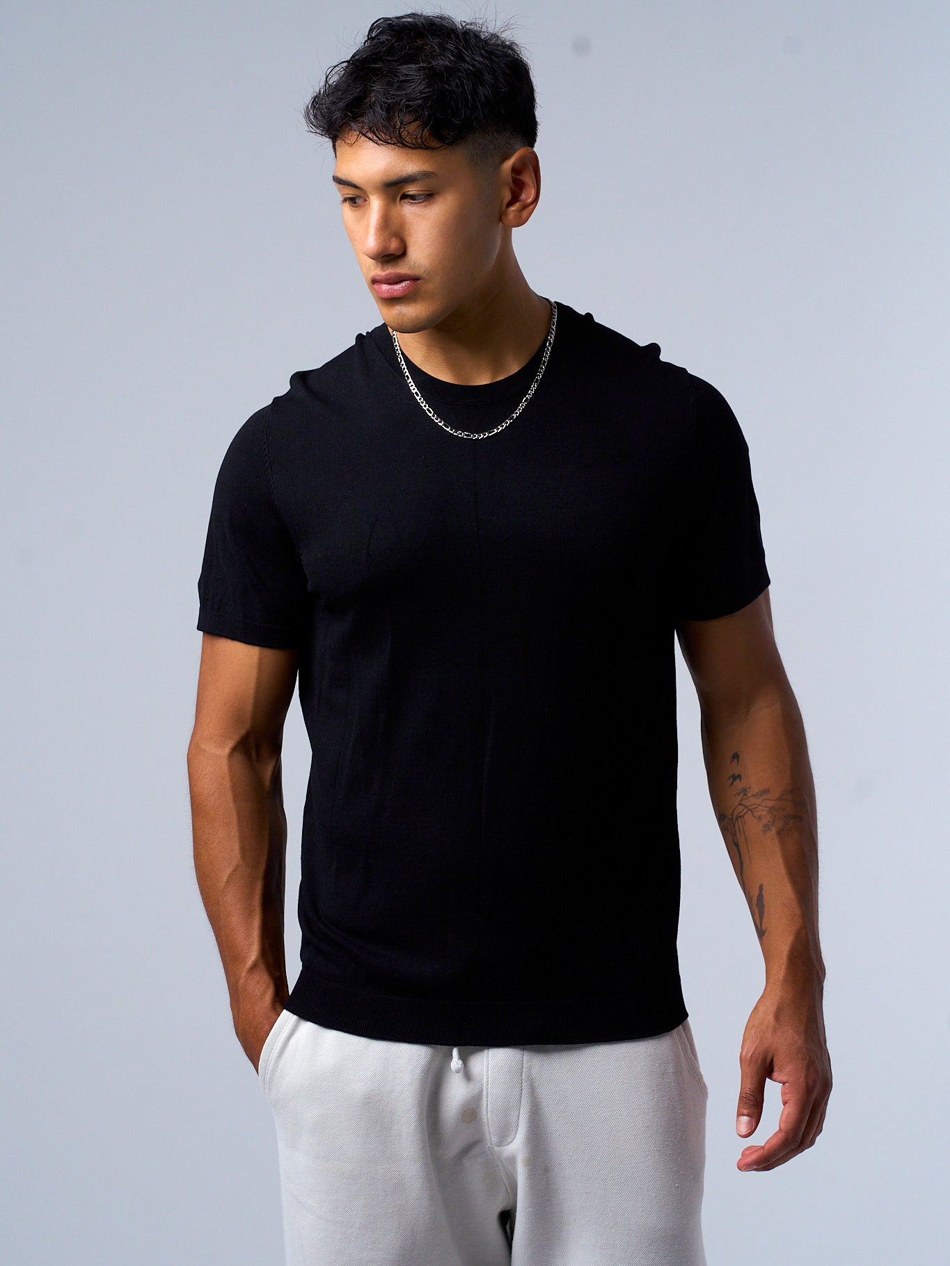 FIGARO CHAIN (WHITE GOLD) 5MM