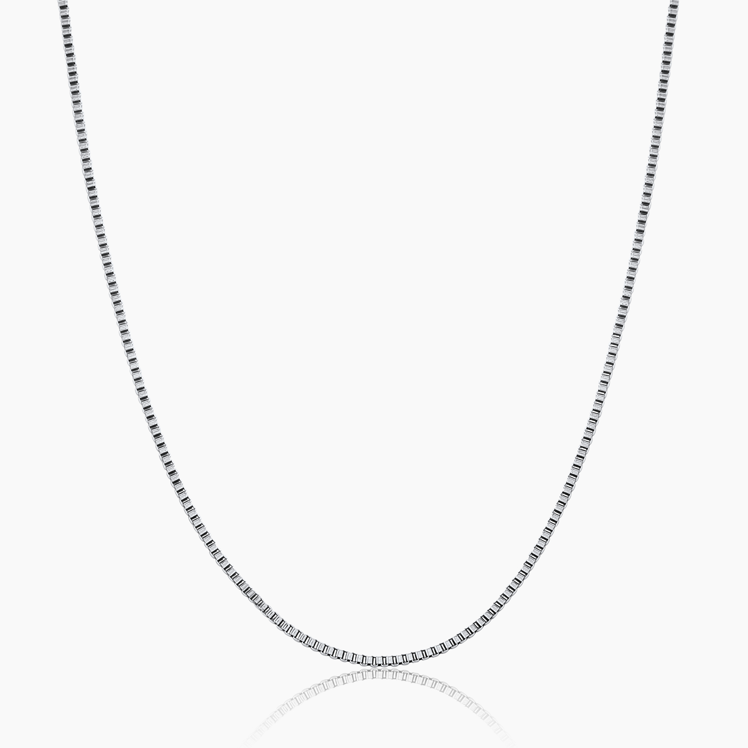 BOX CHAIN (WHITE GOLD) 2MM
