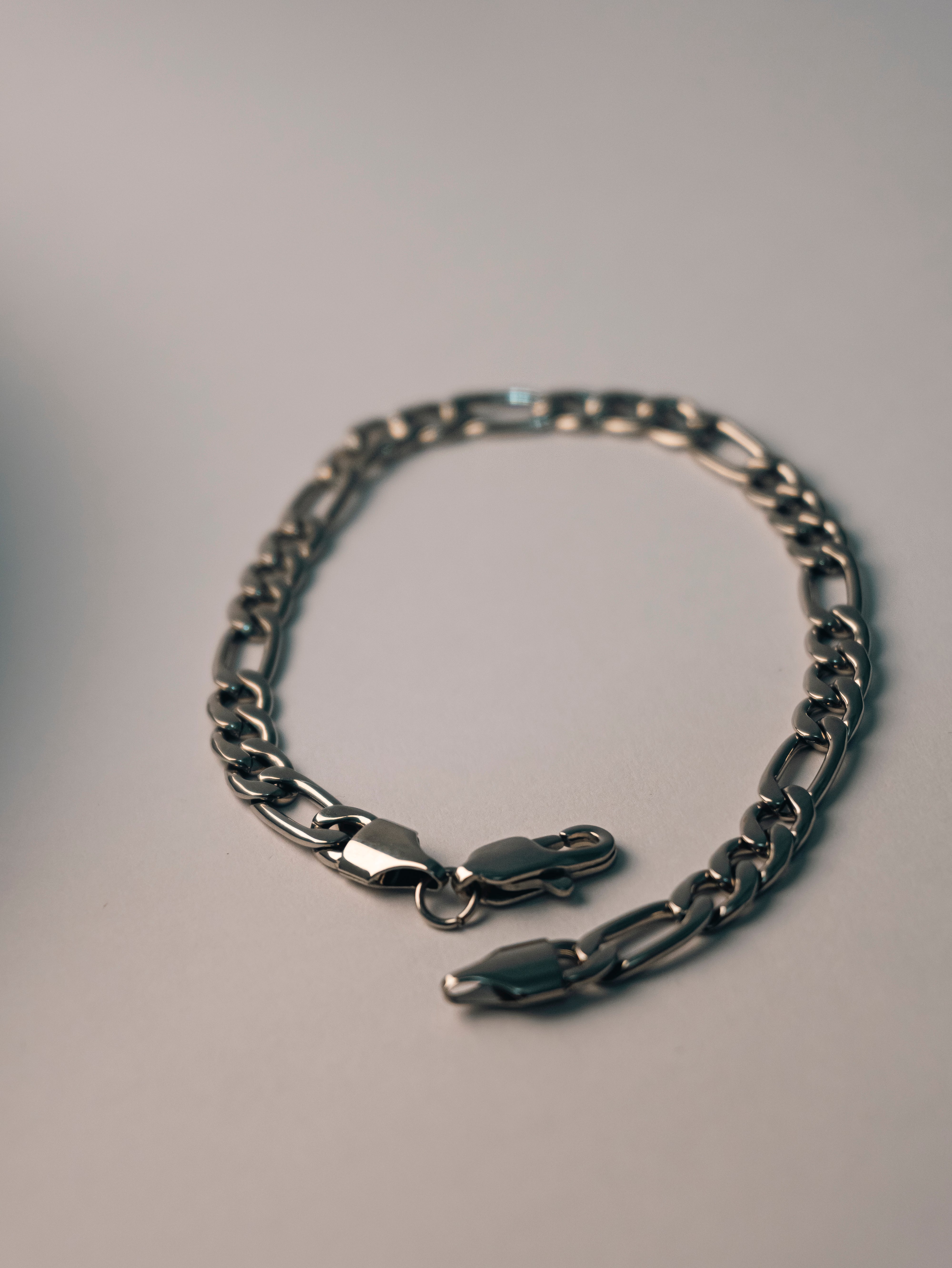 FIGARO BRACELET (WHITE GOLD) 5MM