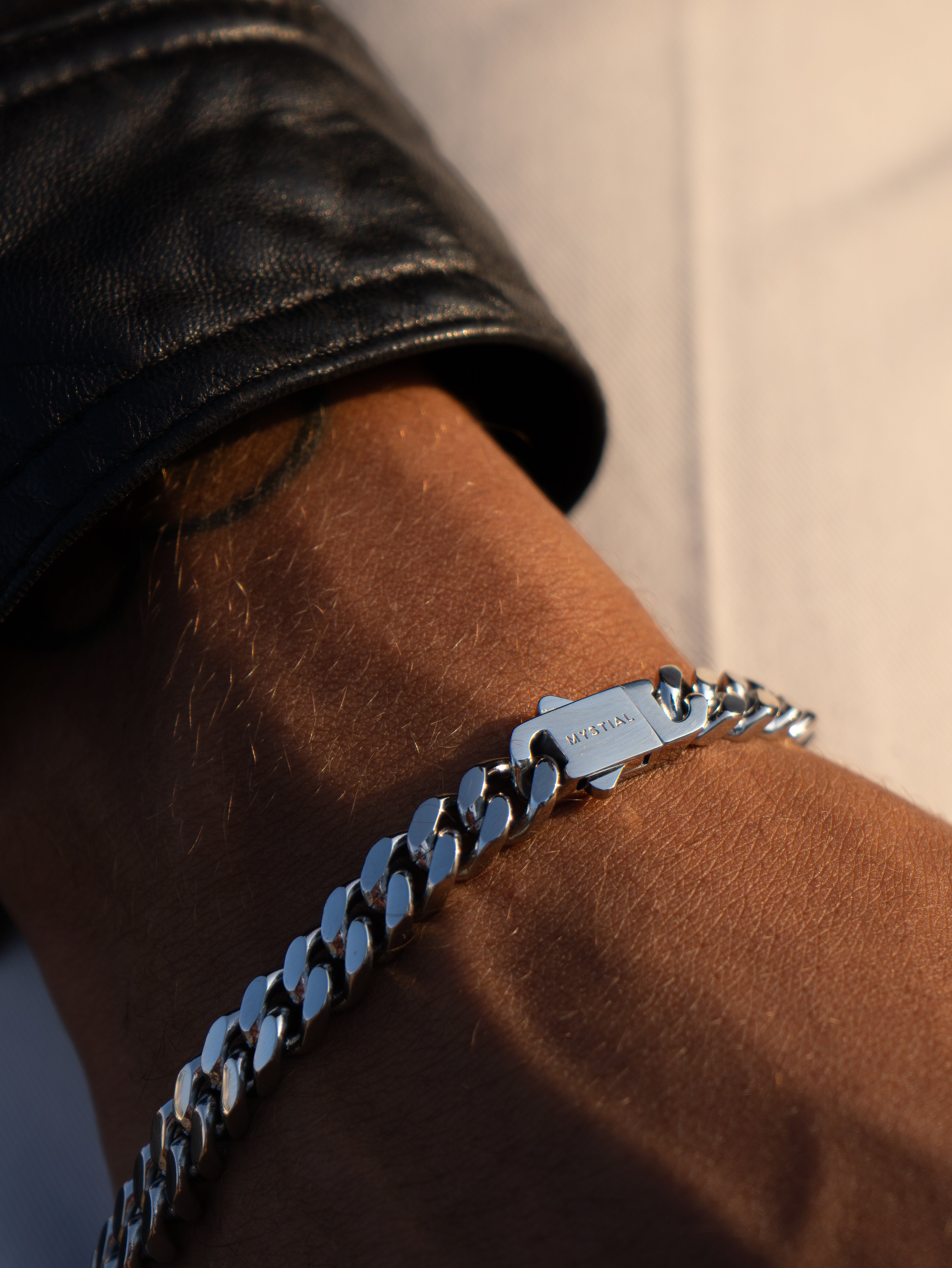 CUBAN BRACELET (WHITE GOLD) 7MM