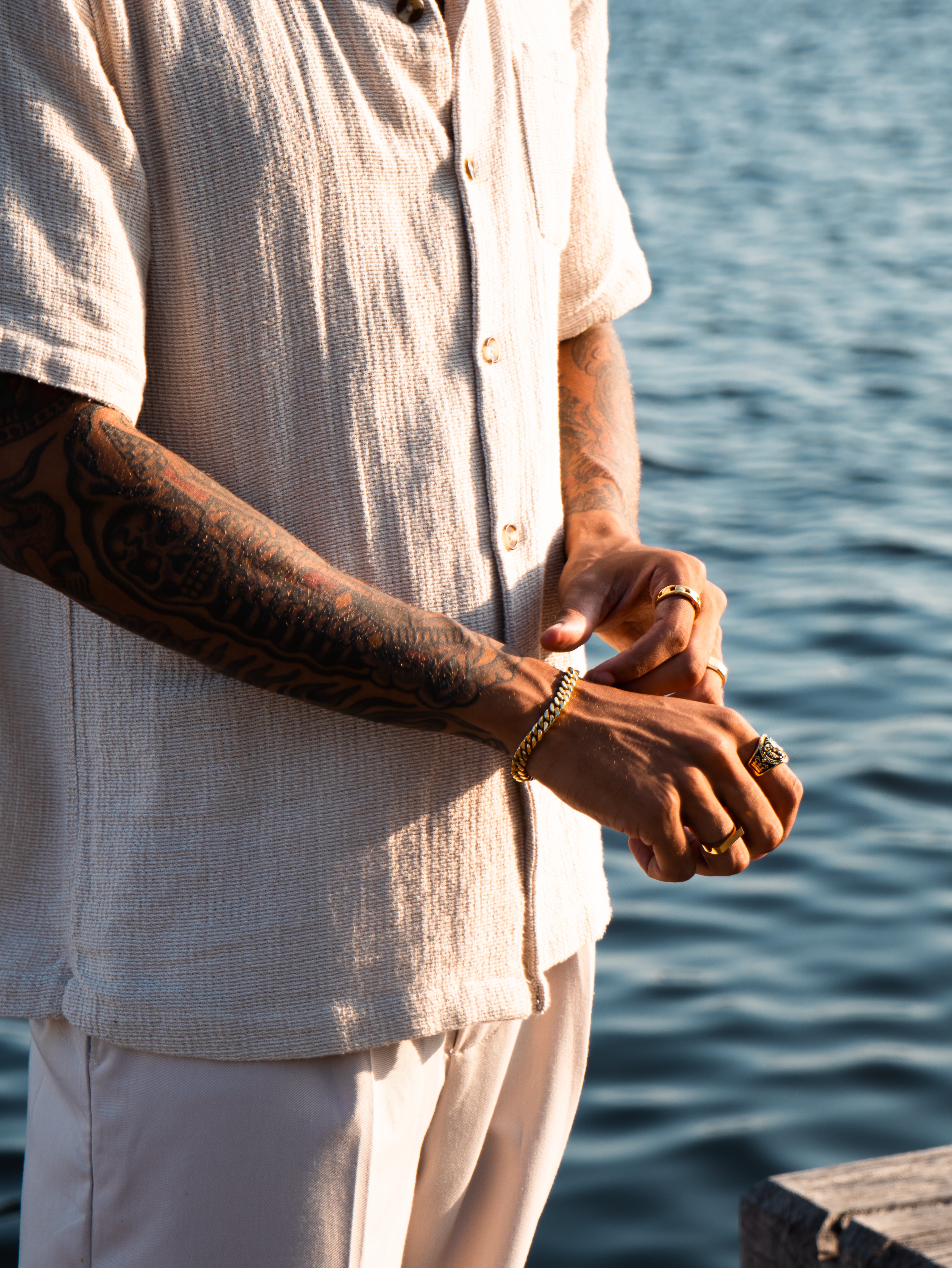 CUBAN BRACELET (GOLD) 7MM