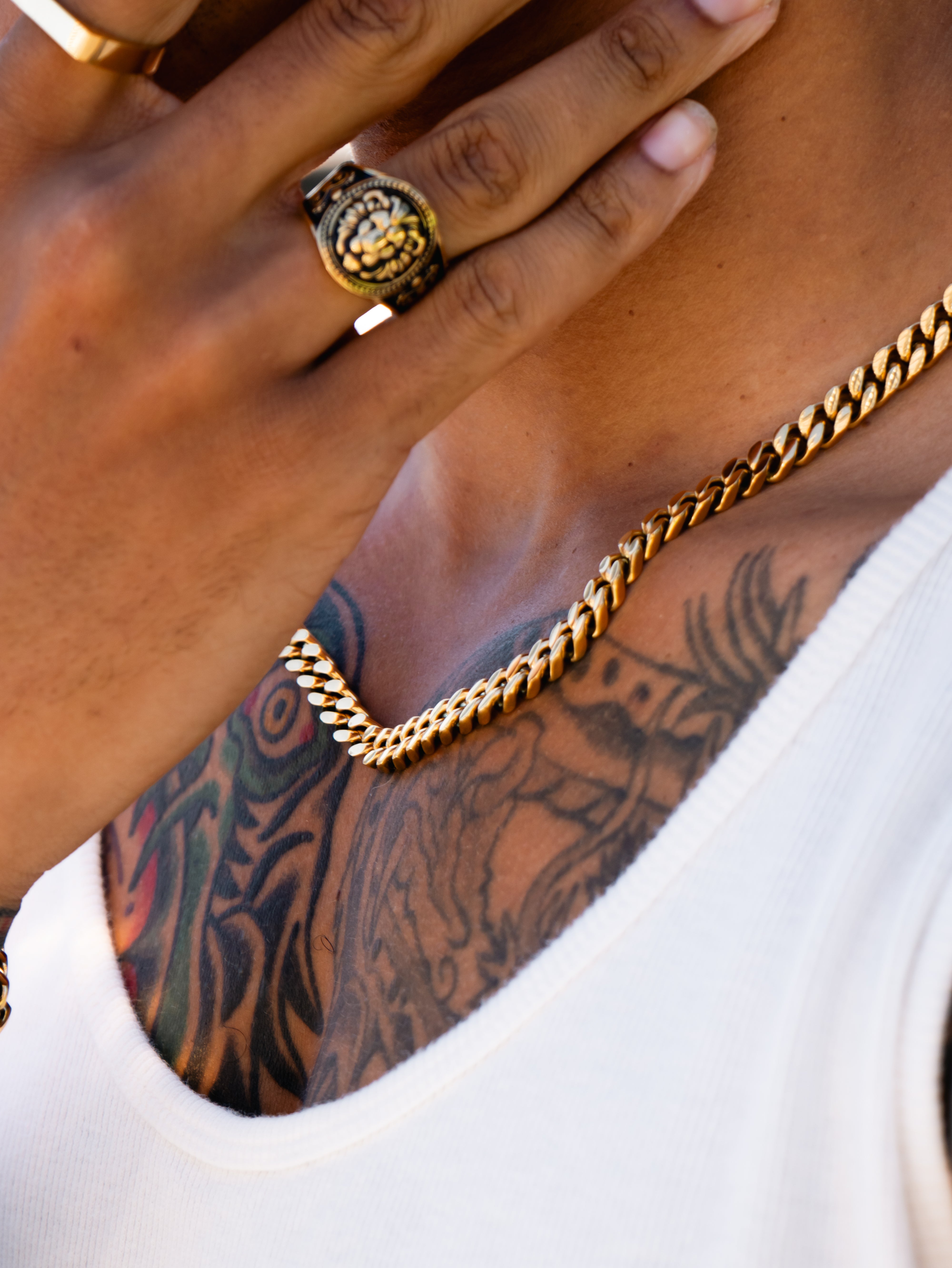 CUBAN CHAIN (GOLD) 7MM