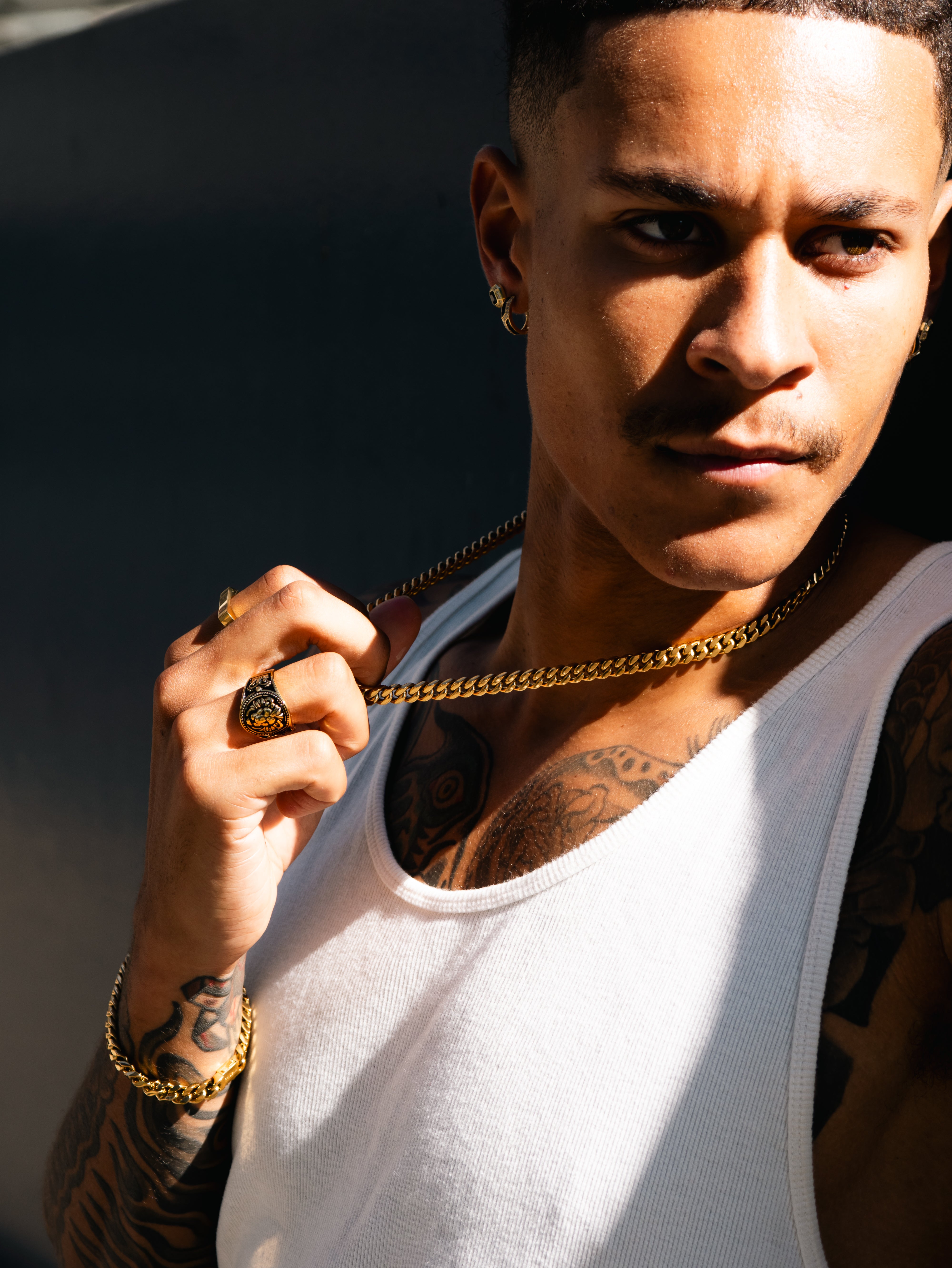 CUBAN SET (GOLD) 7MM