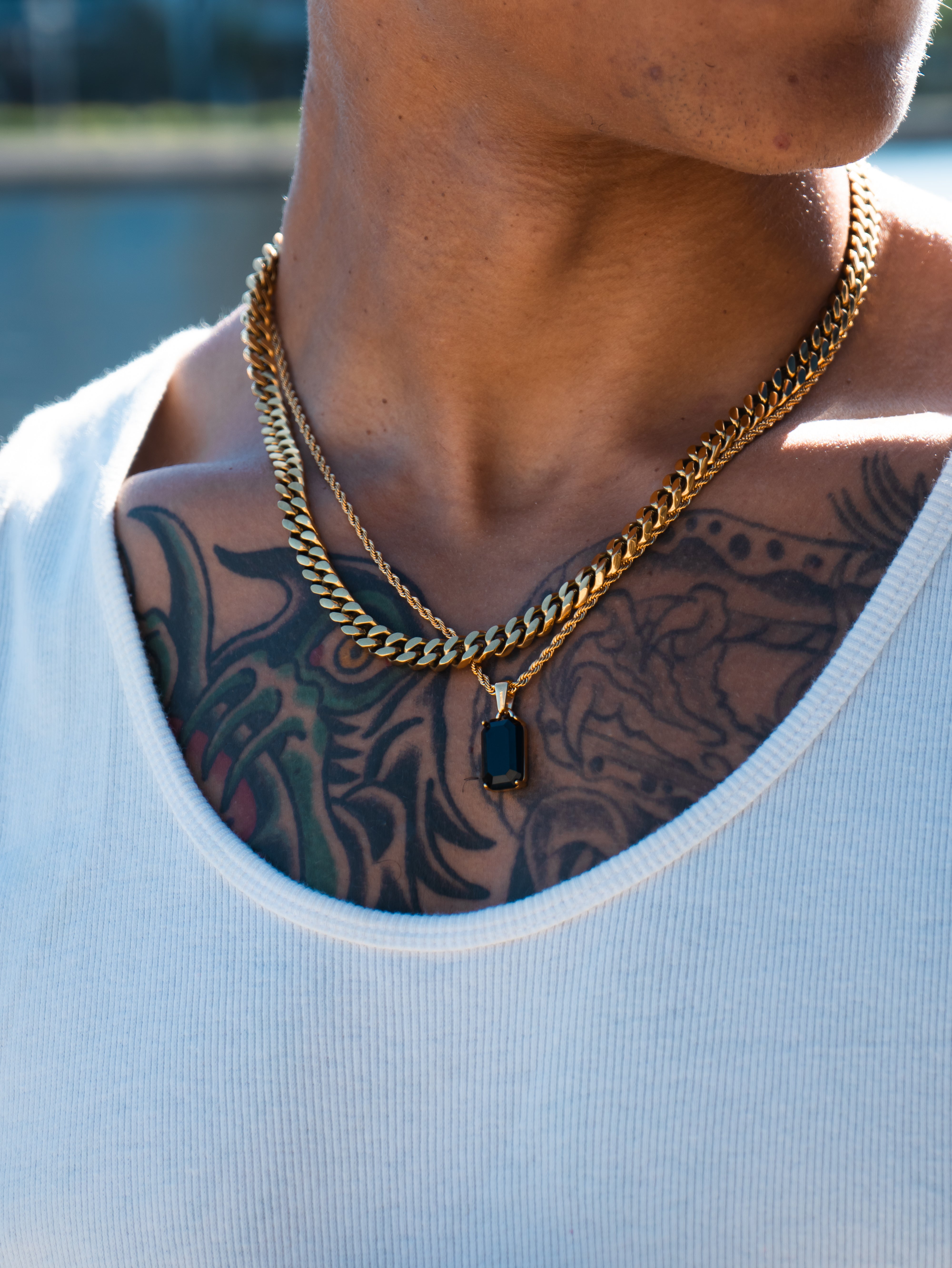 CUBAN SET (GOLD) 7MM