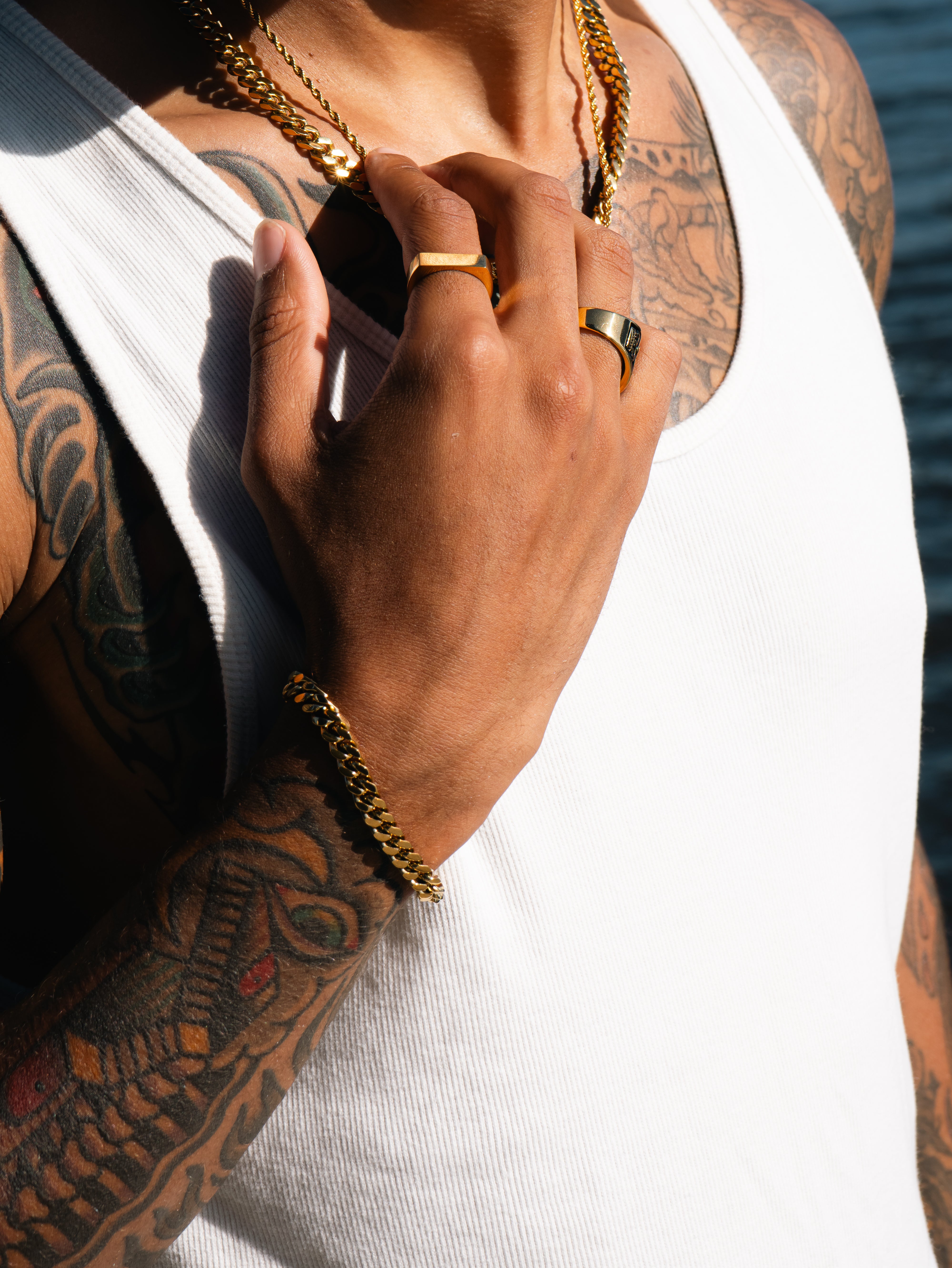SLATE SIGNET RING (GOLD)
