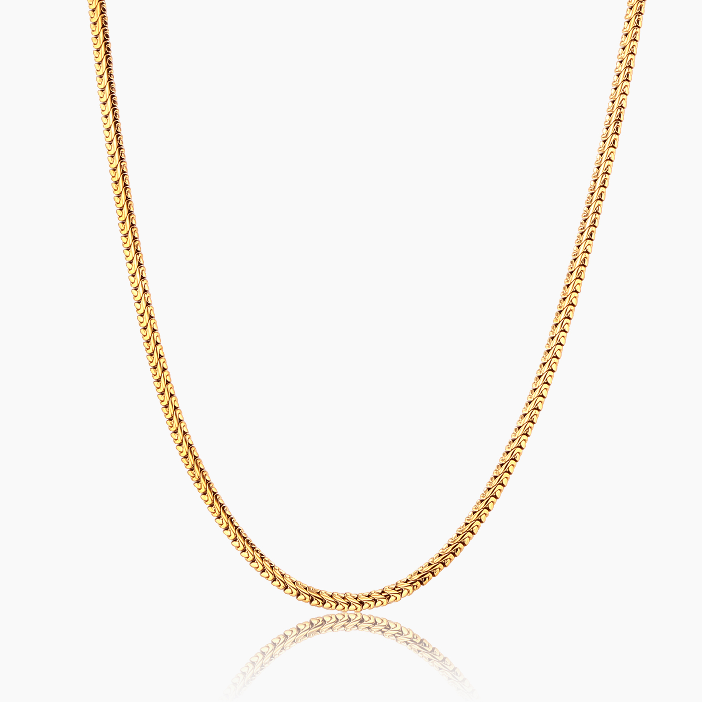 SNAKE CHAIN (GOLD) 4MM