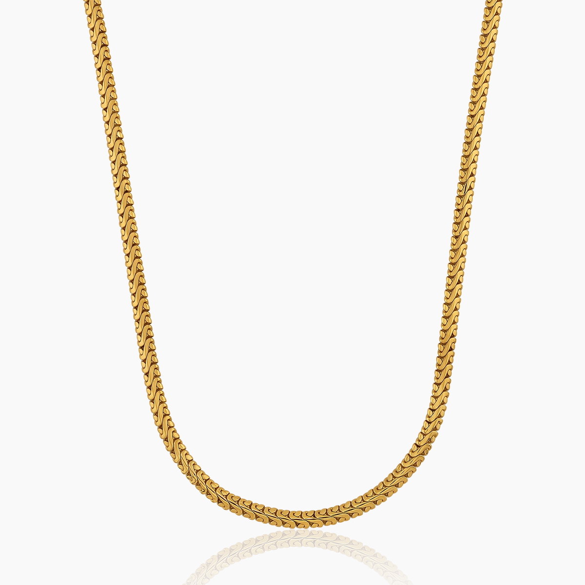 SNAKE CHAIN (GOLD) 4MM
