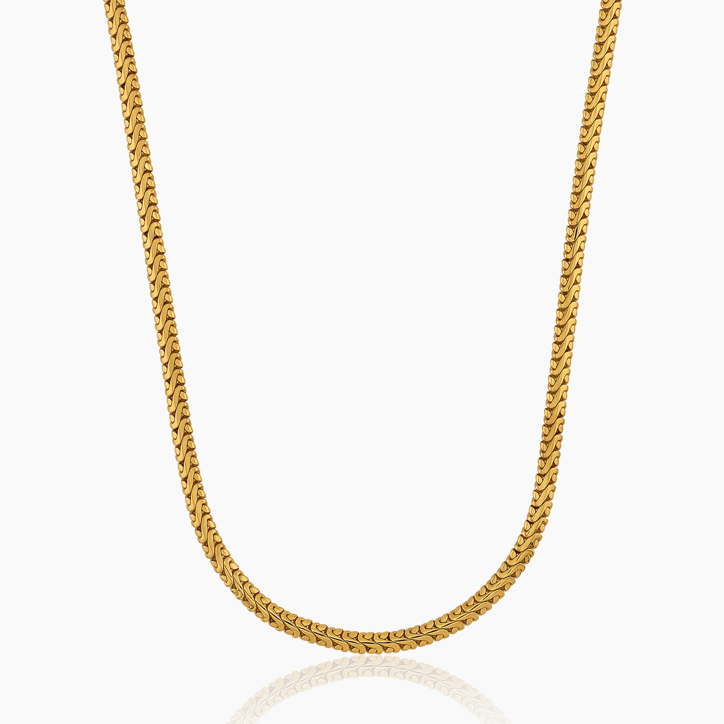 SNAKE CHAIN (GOLD) 4MM