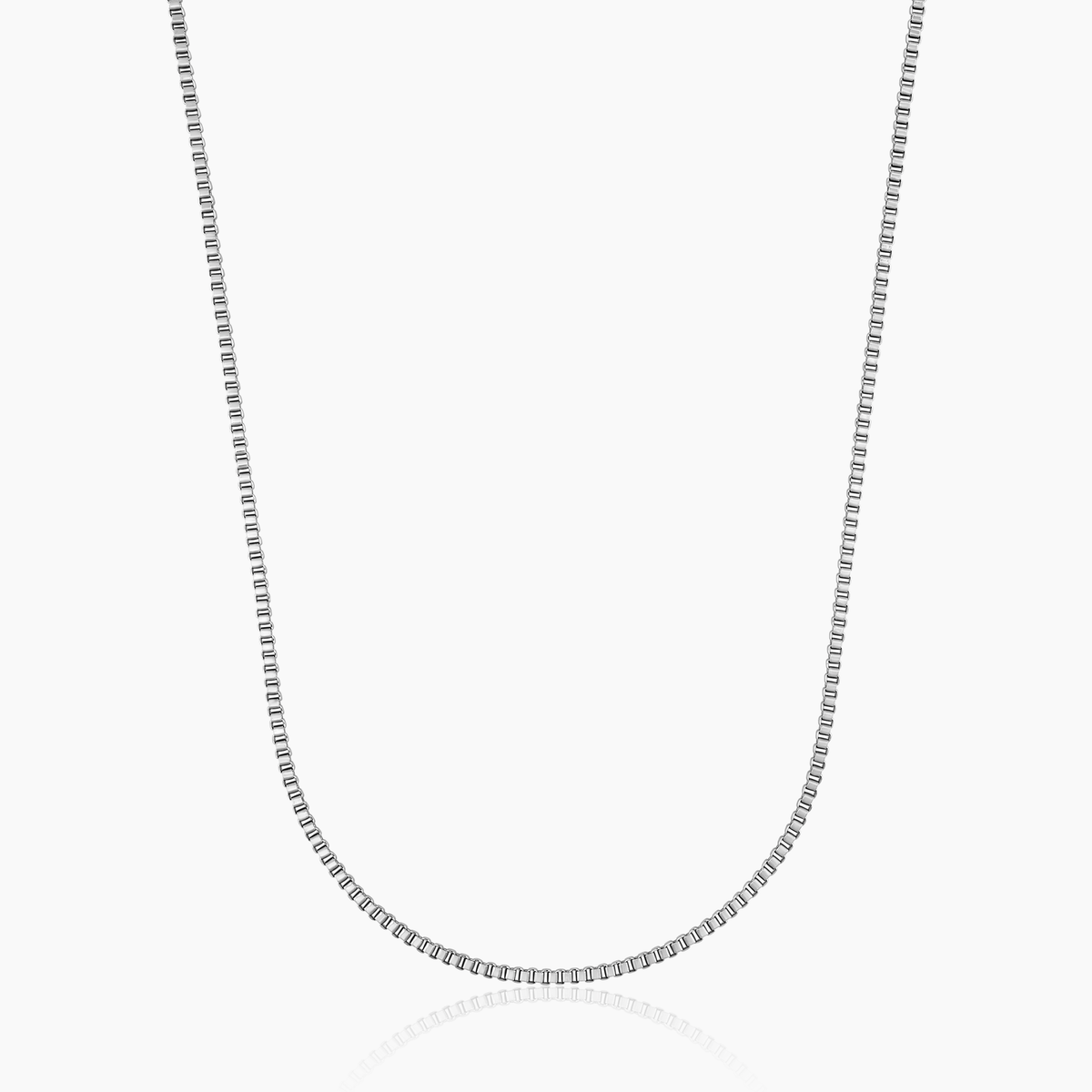 BOX CHAIN (WHITE GOLD) 2MM
