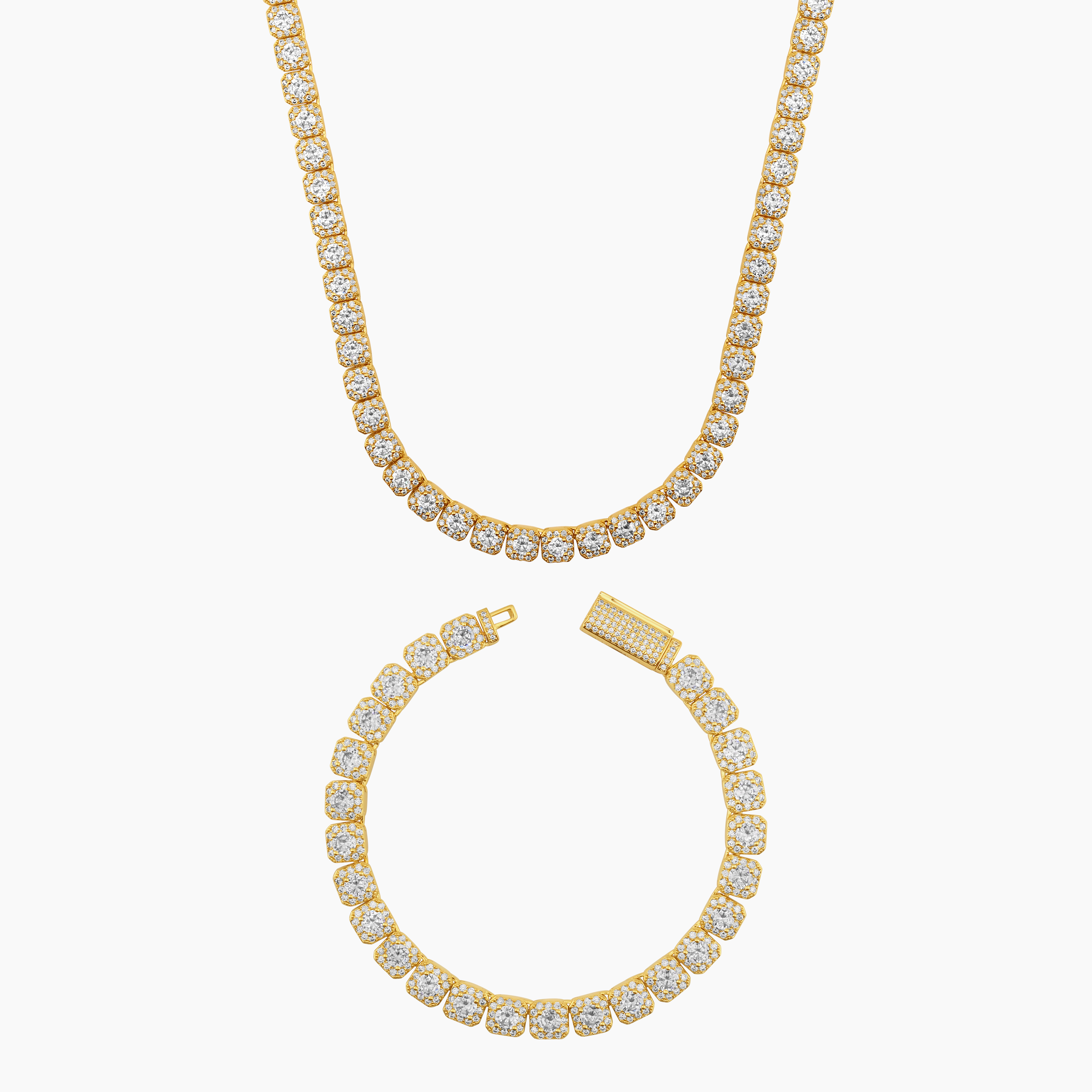 CUSHION TENNIS SET (GOLD) 5MM