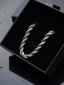 ROPE BRACELET (WHITE GOLD) 5MM